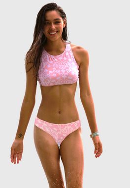 Beco Beermann Triangel-Bikini-Top Pastel Love, mit auffälliger Criss Cross-Schnürung im Rücken