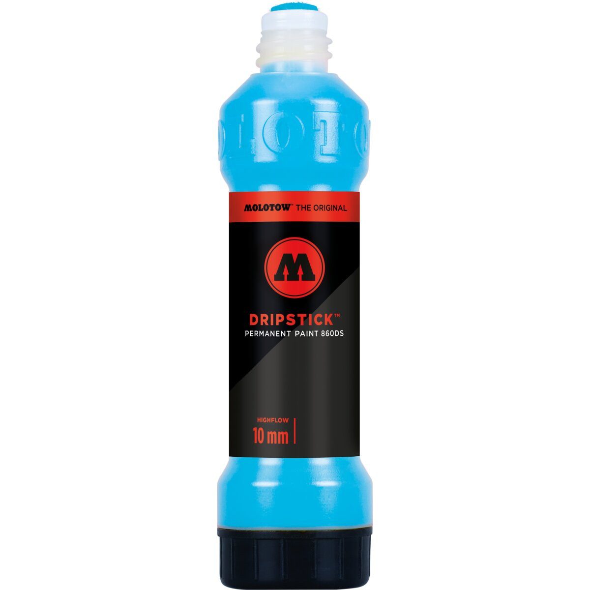 MOLOTOW Permanentmarker Dripstick Permanent Paint 860DS 70ml, schockblau mittel, Squeeze