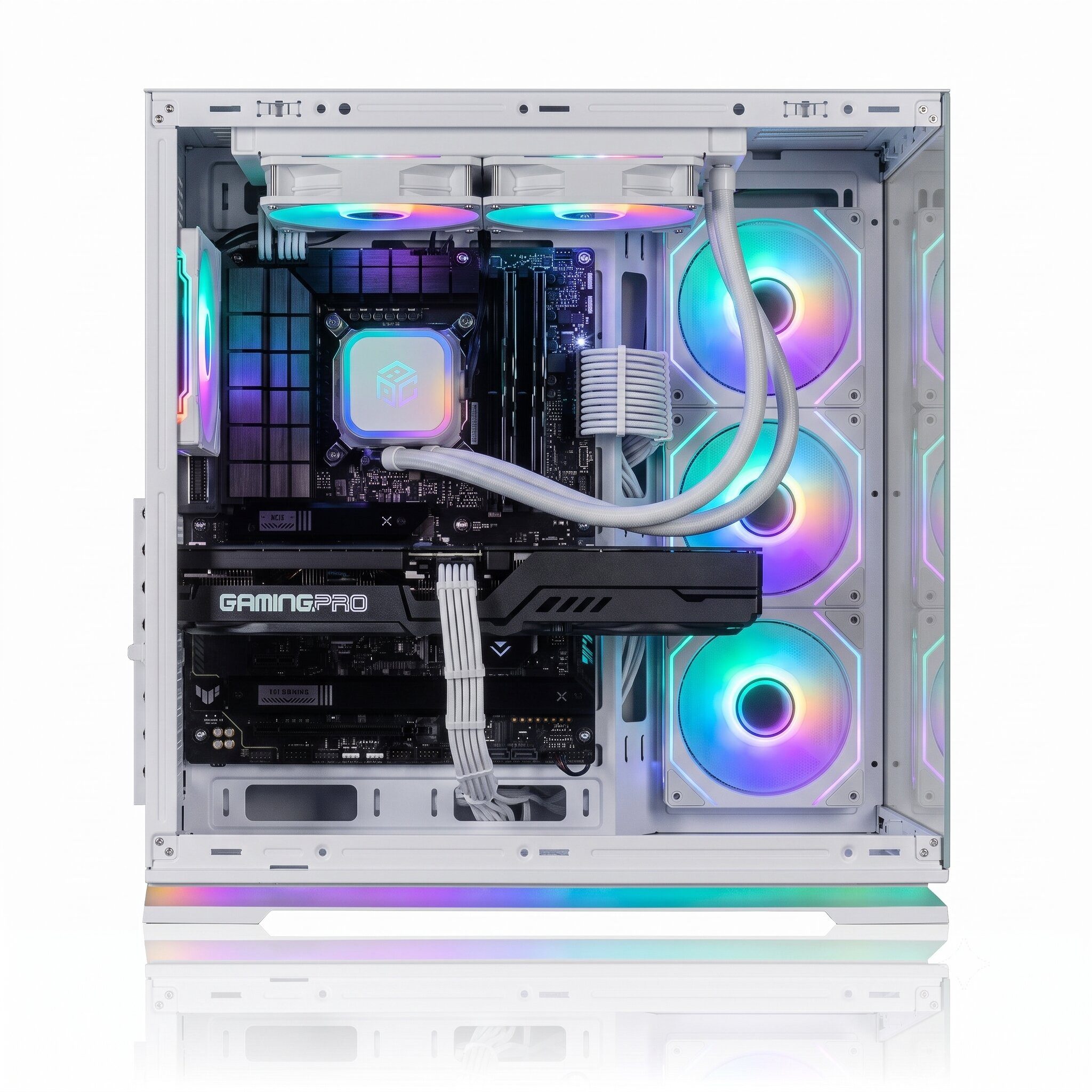 AurumPC Glacial R7 9800X3D mit RTX5070 12GB und 32GB DDR5 RAM Gaming-PC (AMD Ryzen 7 9800X3D, GeForce RTX 5070, 32 GB RAM, 1000 GB SSD, Wasserkühlung, Windows 11, WLAN)
