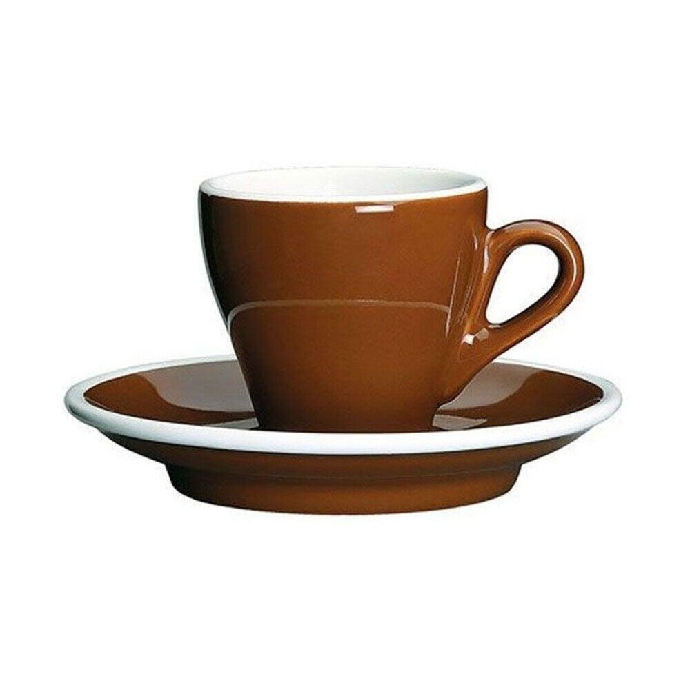 Cilio Espressotasse Espressotasse mit Untere 0,05 l Milano Marone, Keramik