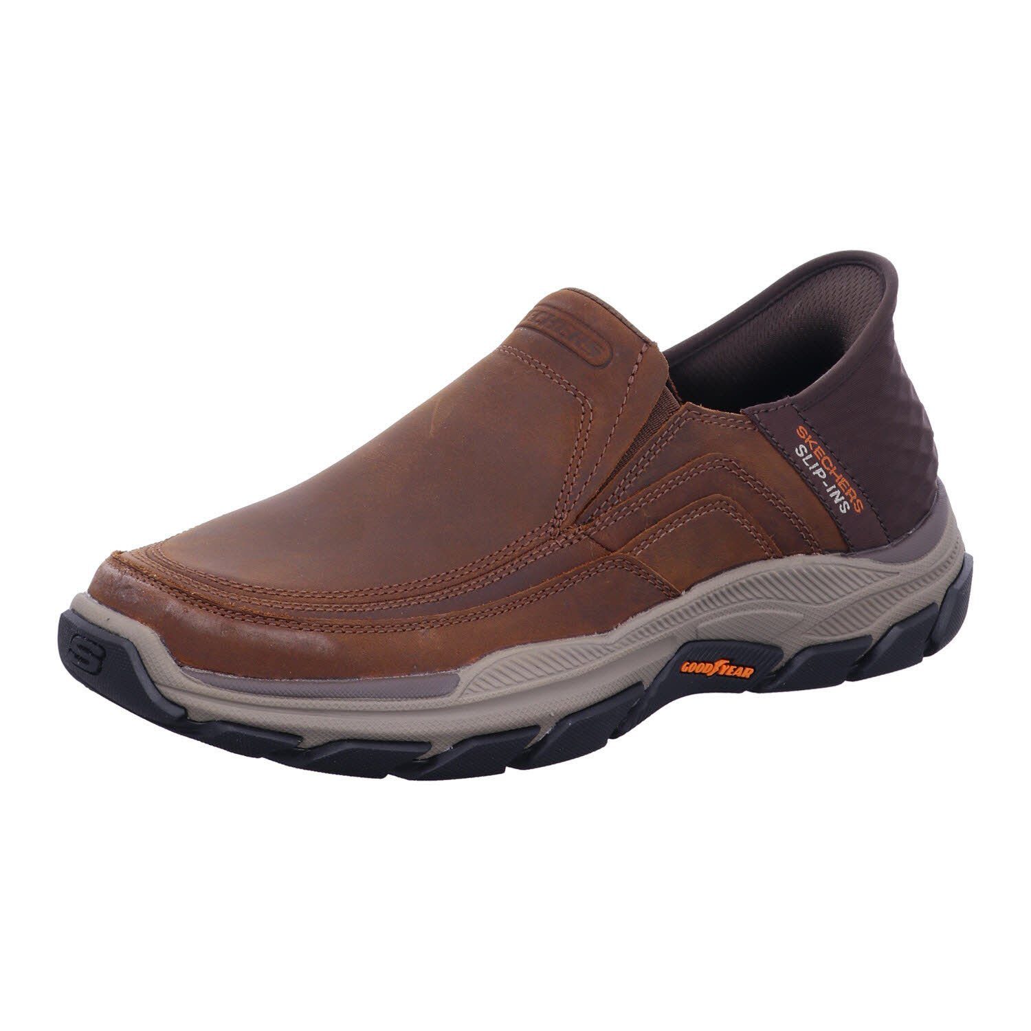 Skechers Sneaker RESPECTED - ELGIN Sneaker (2-tlg) dark brown