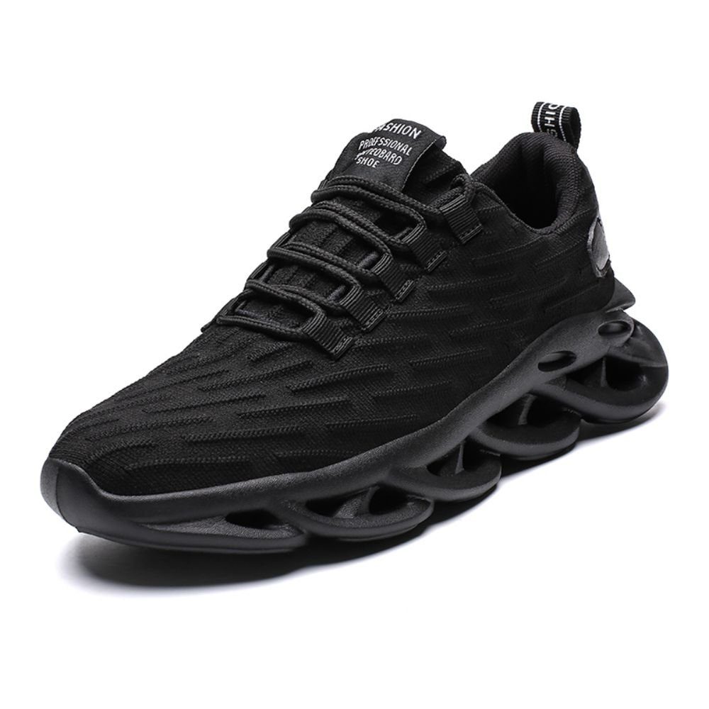sneaker, (slip-on Outdoor-Freizeitschuhe HUSKSWARE Dämpfung,atmungsaktiv,Fashion) Sneaker schwarz