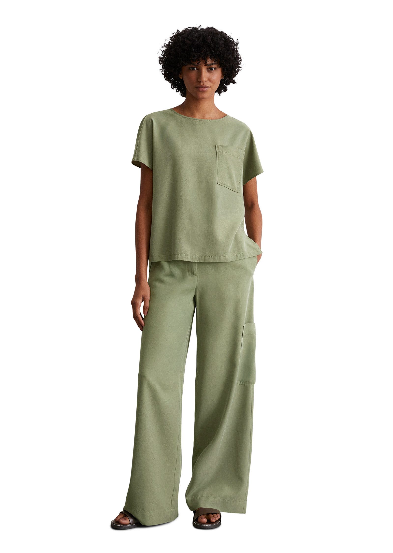 Marc O'Polo Kurzarmbluse aus TENCEL™ Lyocell günstig online kaufen