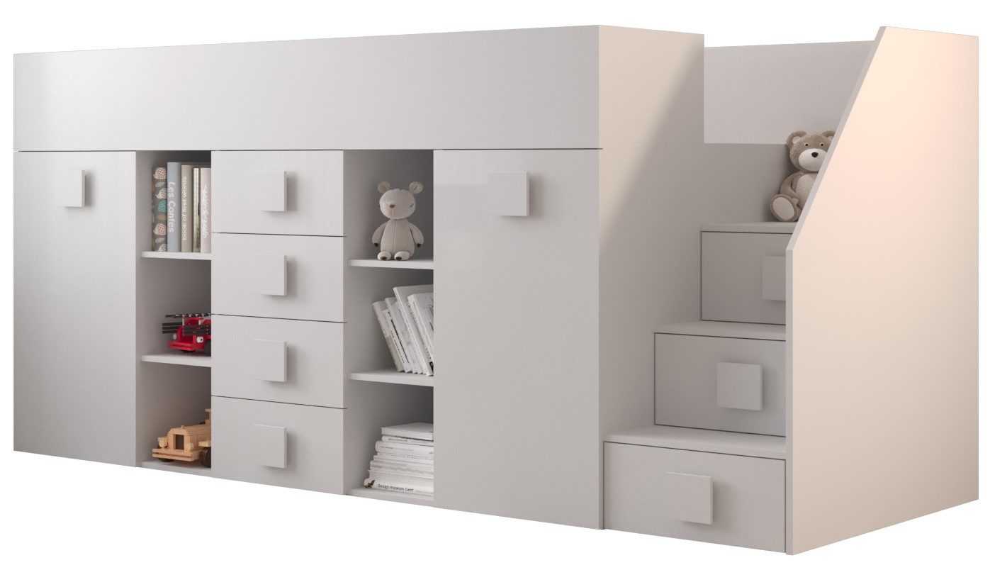 ABIKS MÖBEL Etagenbett TOLEDO 3 Hochbett günstig online kaufen