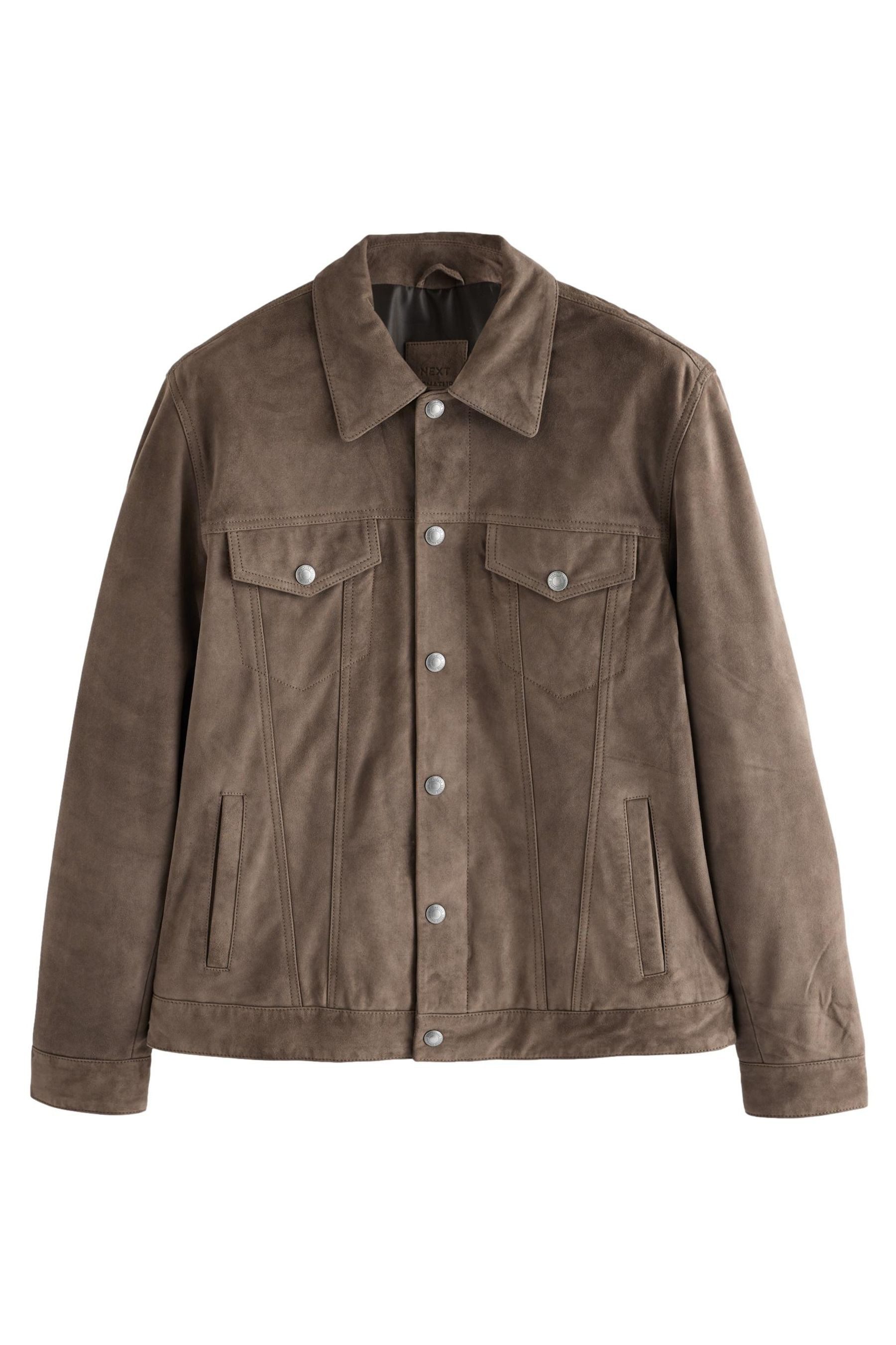 Next Lederjacke Veloursleder-Jacke im Westernstil (1-St) günstig online kaufen