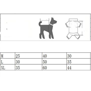 GelldG Hundejacke Haustier Hunde Winterkleidung Bulldogge Warme Weste Anzug