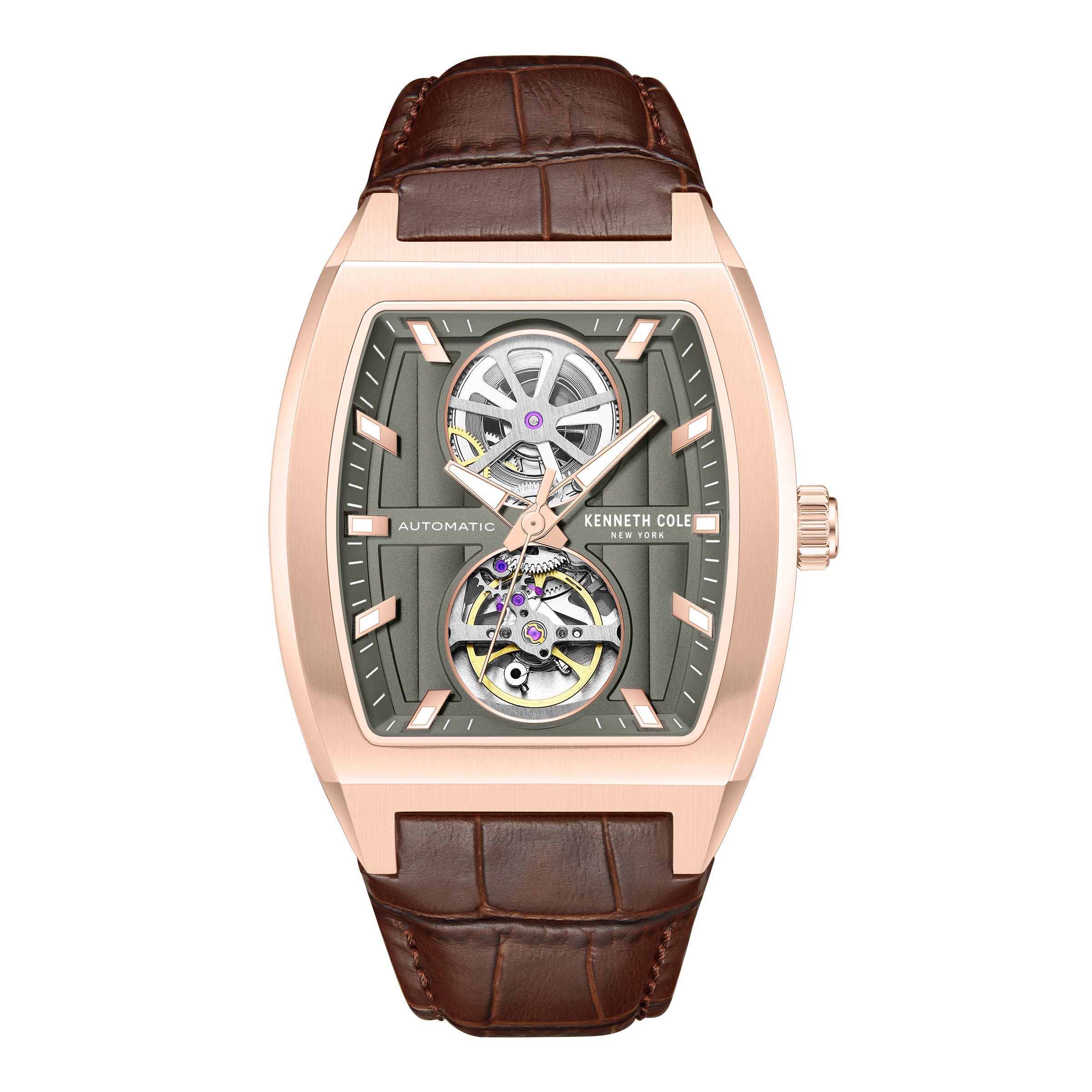 Kenneth Cole Automatikuhr Automatikuhr Herrenuhr 52,5 mm Automatik Herren