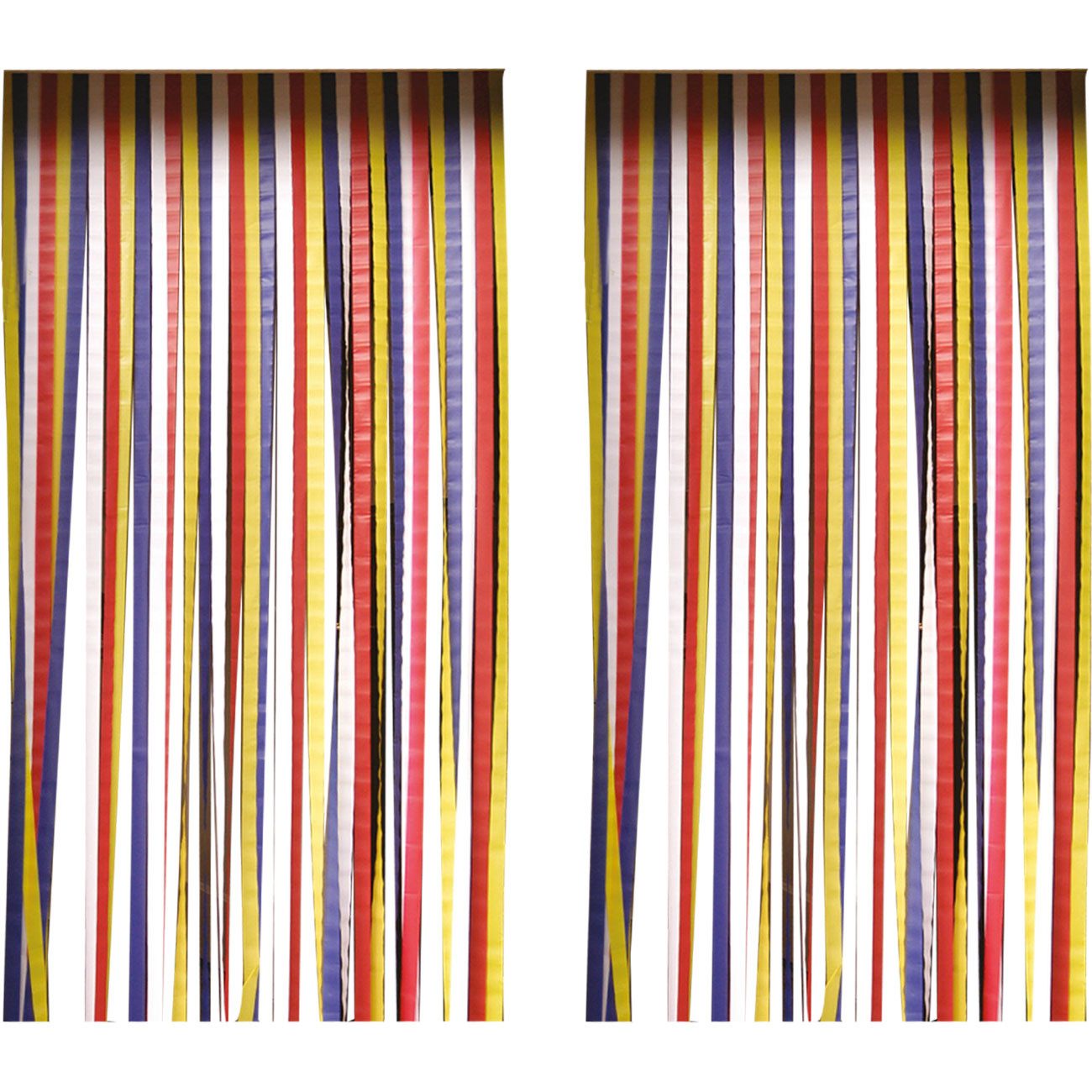 Arti Casa Insektenschutz-Vorhang Insektenschutz-Streifenvorhang Bunt 210 x 90cm, Geräuscharm & Kürzbar, (2-St., 1er/2er-Set), Streifen in Weiß-Rot-Blau-Gelb/für Terrassen-, Balkontüren, Wohnwagen