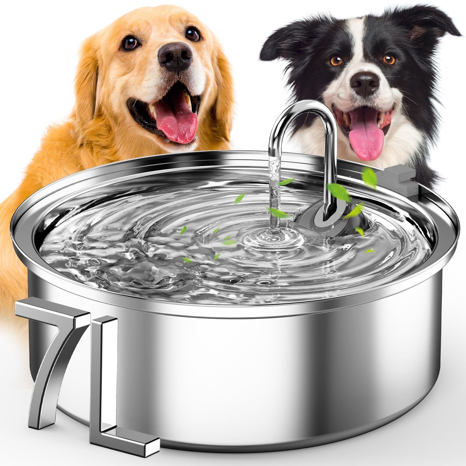 Trinkbrunnen oneisall Trinkbrunnen für Katzen und Hunde, 7 L