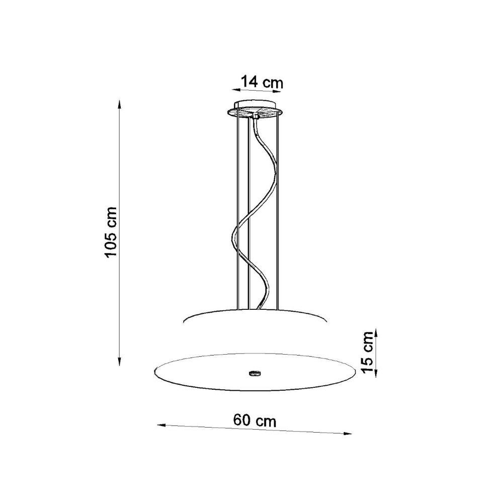 famlights Hängeleuchte, Pendelleuchte Vaya Leuchtmittel 600mm, enthalten: warmweiss, E27 Pendellampe, Pendelleuchte Hängeleuchte, Angabe, in Nein, 5-flammig keine Schwarz