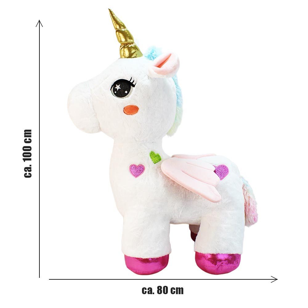 Landahl & Baumann Kuscheltier XXL Einhorn Kuscheltier - ca. 90 cm (1-St)