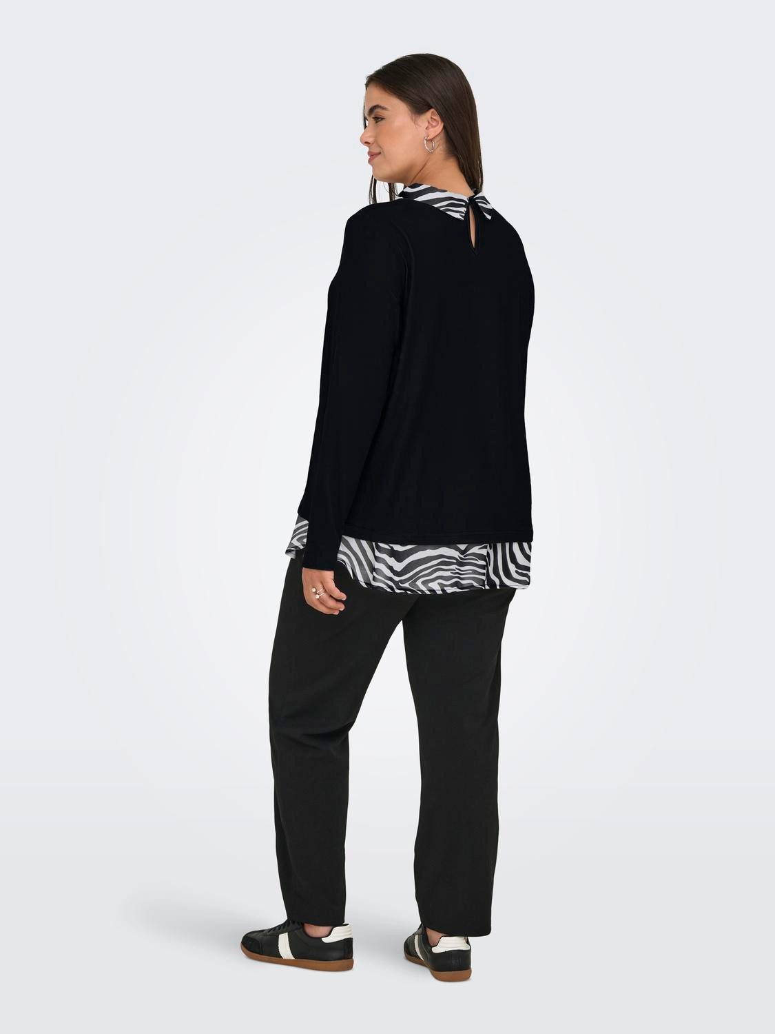 ONLY CARMAKOMA Blusenshirt CARALBA LS MIX günstig online kaufen