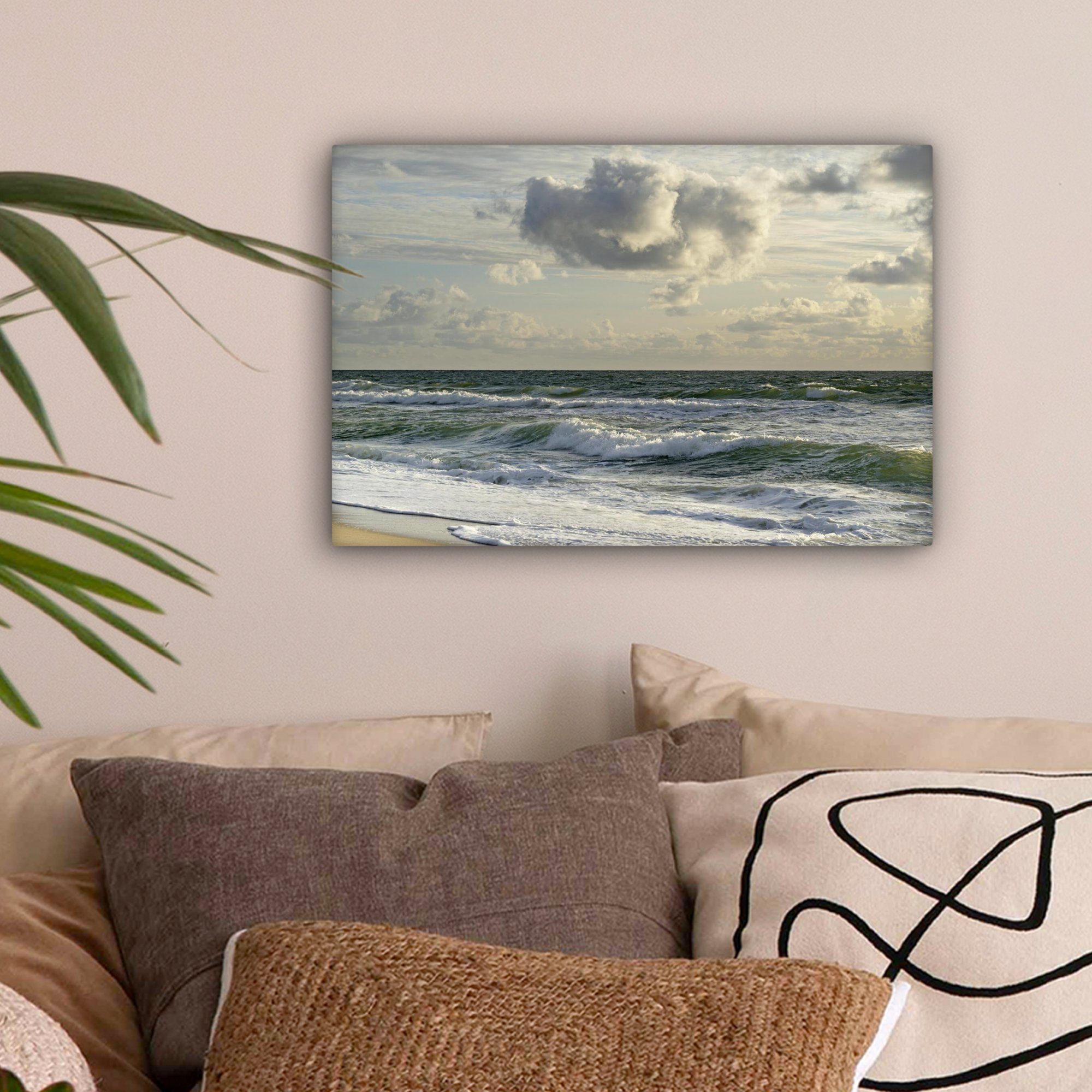 OneMillionCanvasses® Leinwandbild Nordsee Nordfriesland, Fotodruck (1 günstig online kaufen