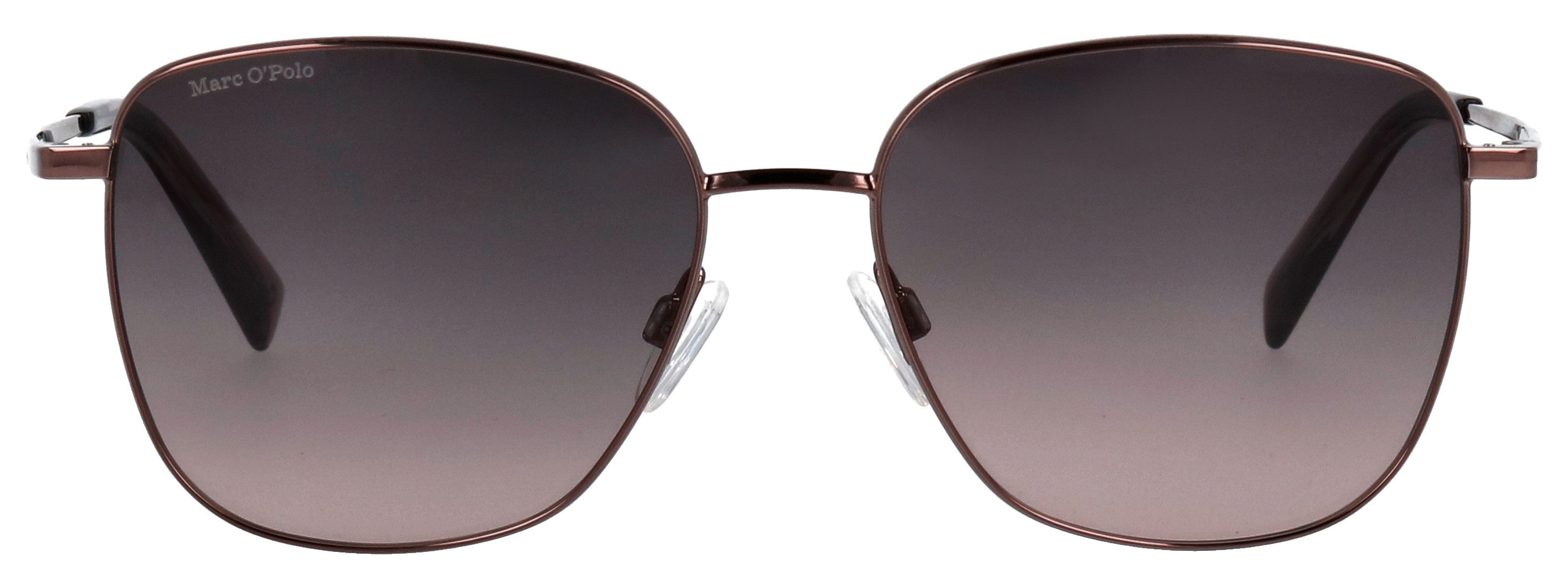 Marc O'Polo Sonnenbrille Modell 505124 Form Butterfly, Logoschriftzug auf Bügel, Metallfassung