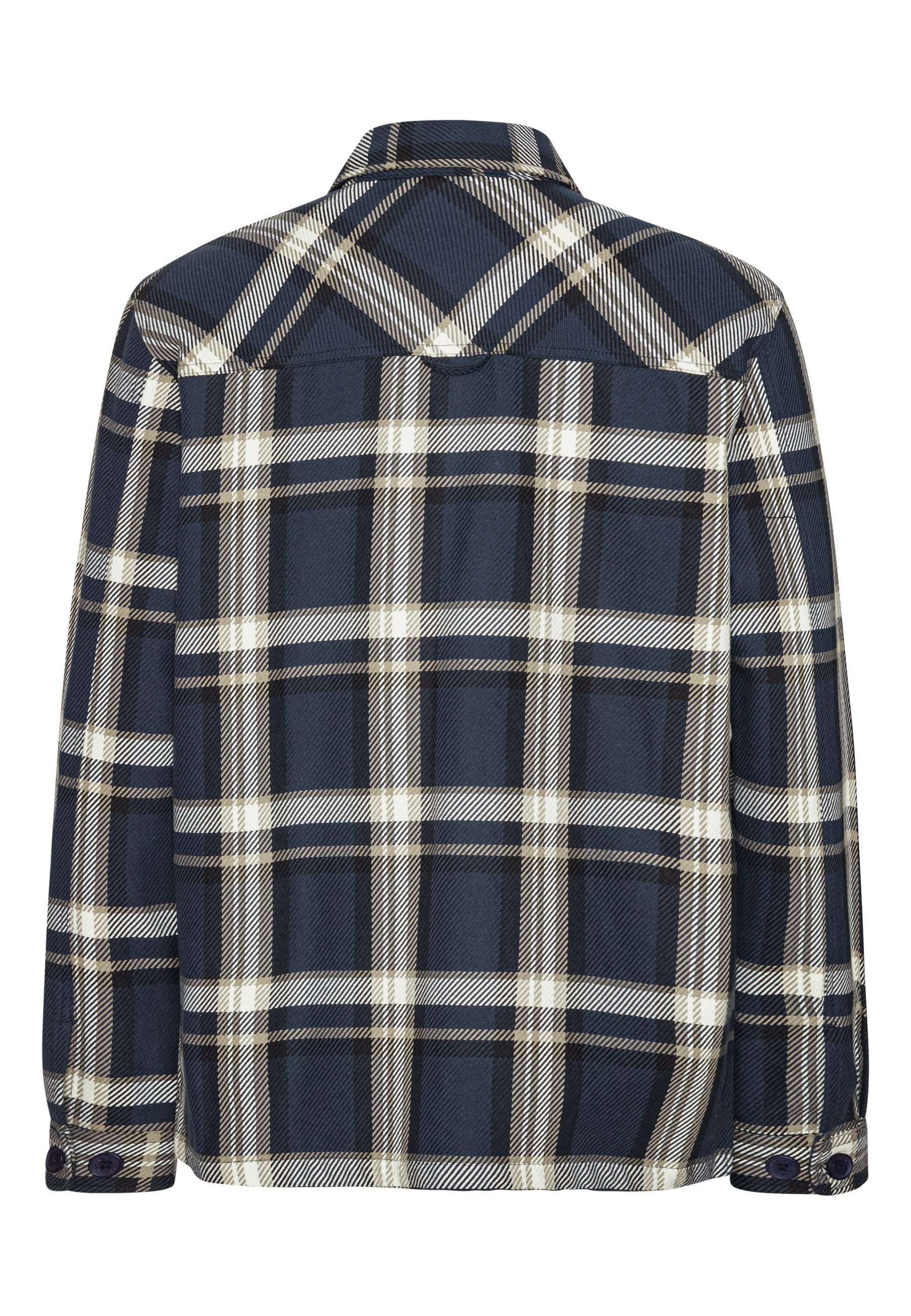 Clean Cut Copenhagen Langarm-Poloshirt Clean Cut Copenhagen Asher Checked Overshirt (1-tlg)