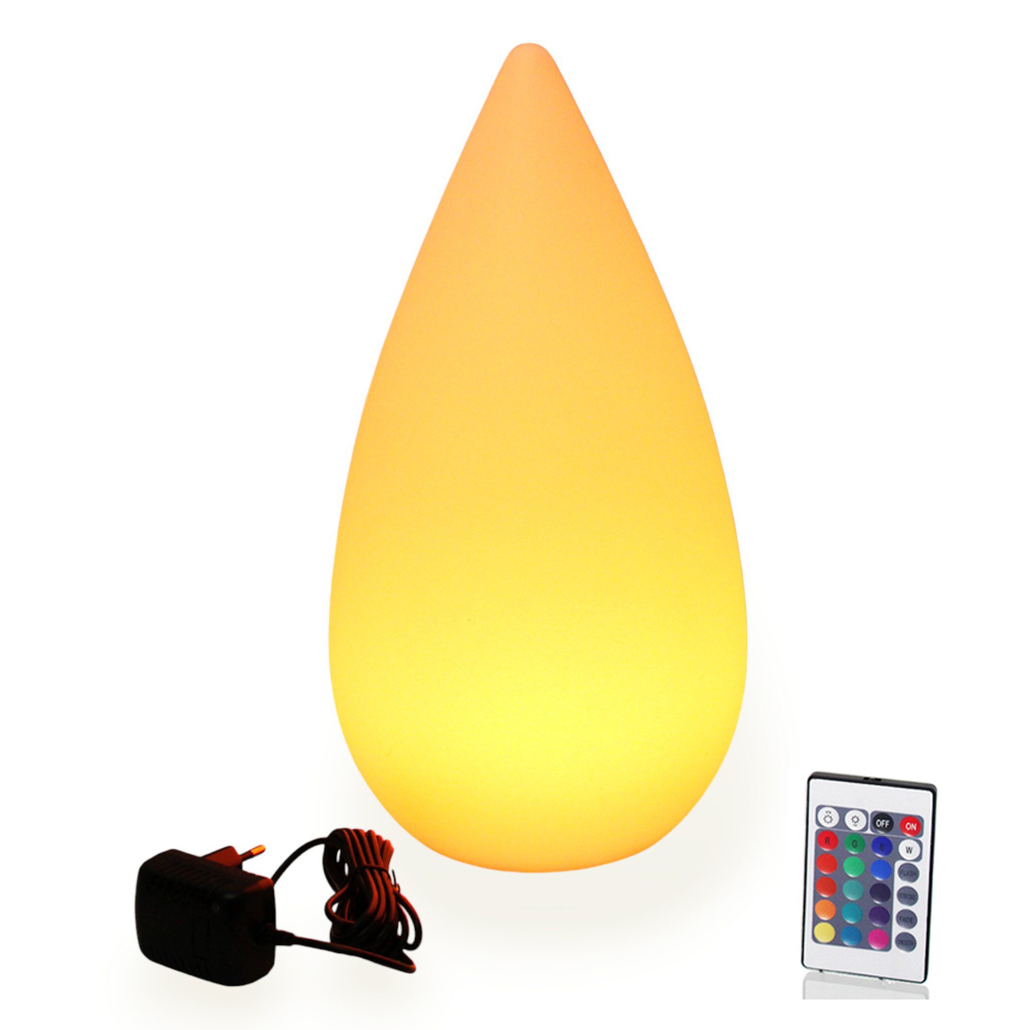 Arnusa LED Tischleuchte Saunalampe Kegellampe PL109 RGB Farbwechsel Nachtti günstig online kaufen