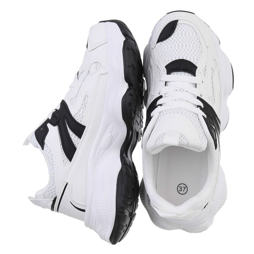 Ital-Design Damen Low-Top Freizeit Sneaker (88930574) Keilabsatz/Wedge Snea günstig online kaufen