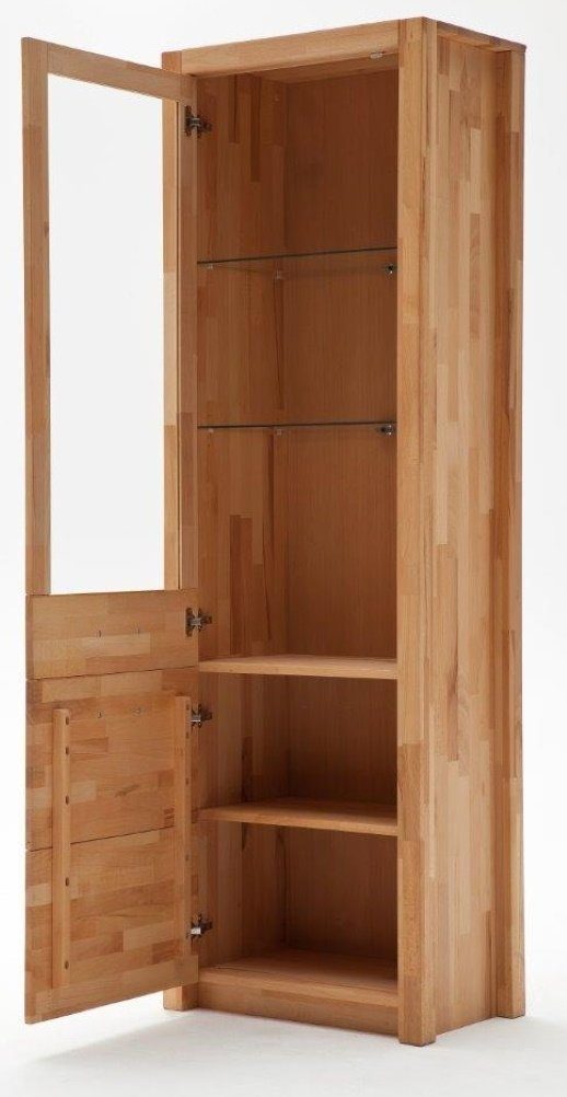 bv-vertrieb Standvitrine Vitrine Kernbuche Anrichte Highboard günstig online kaufen