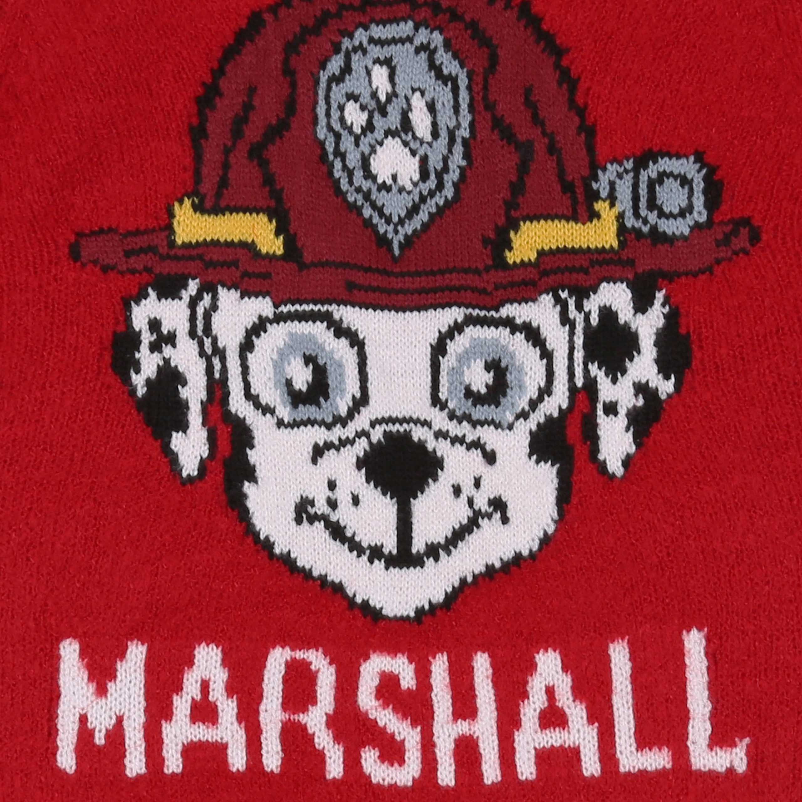 PAW PATROL Longpullover Paw Patrol Marshall Roter Pullover für Jungen, langärmelig 3-4 Jahre