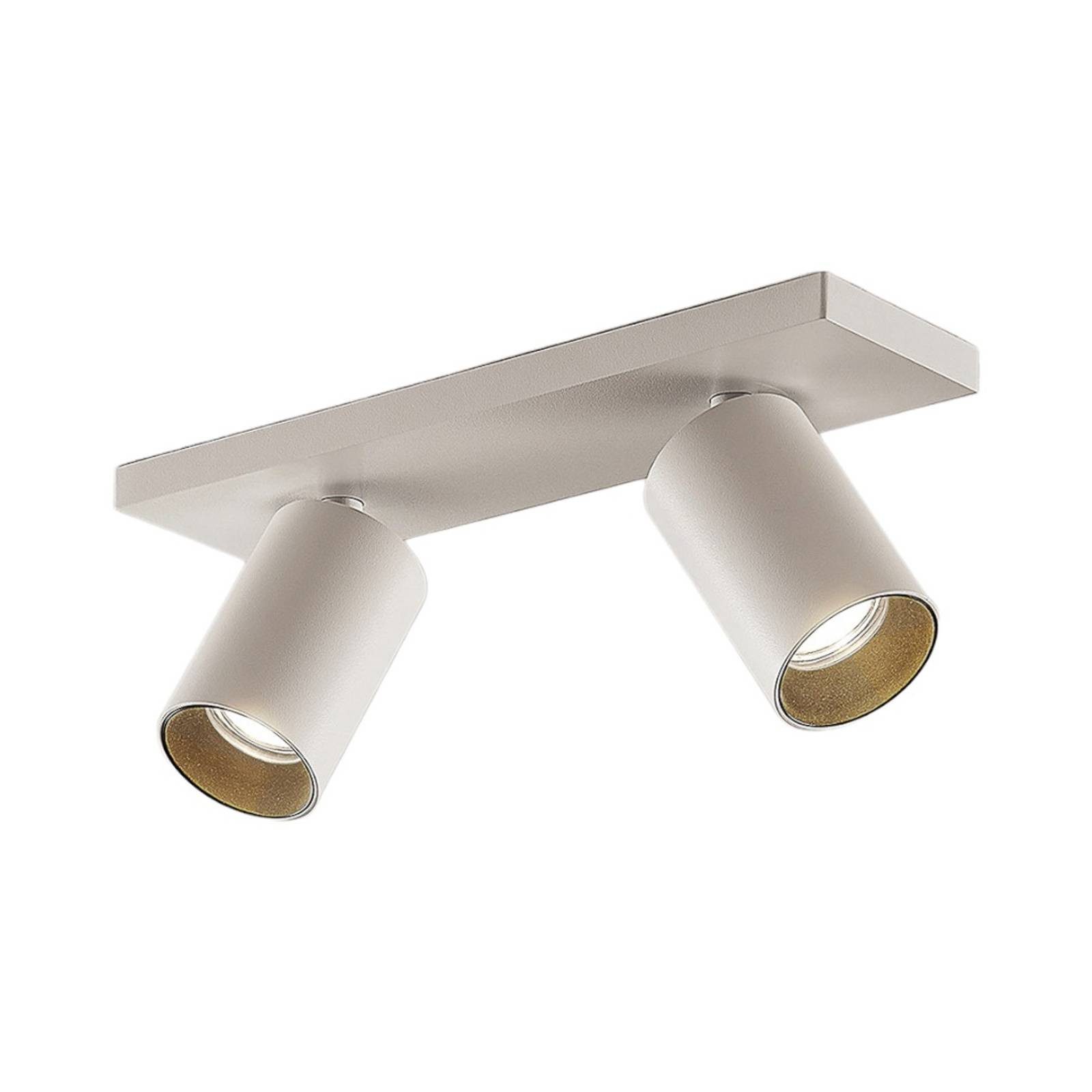 Arcchio Deckenstrahler Brinja, Metall, Weiß IP20, 2 x 10 W LED günstig online kaufen