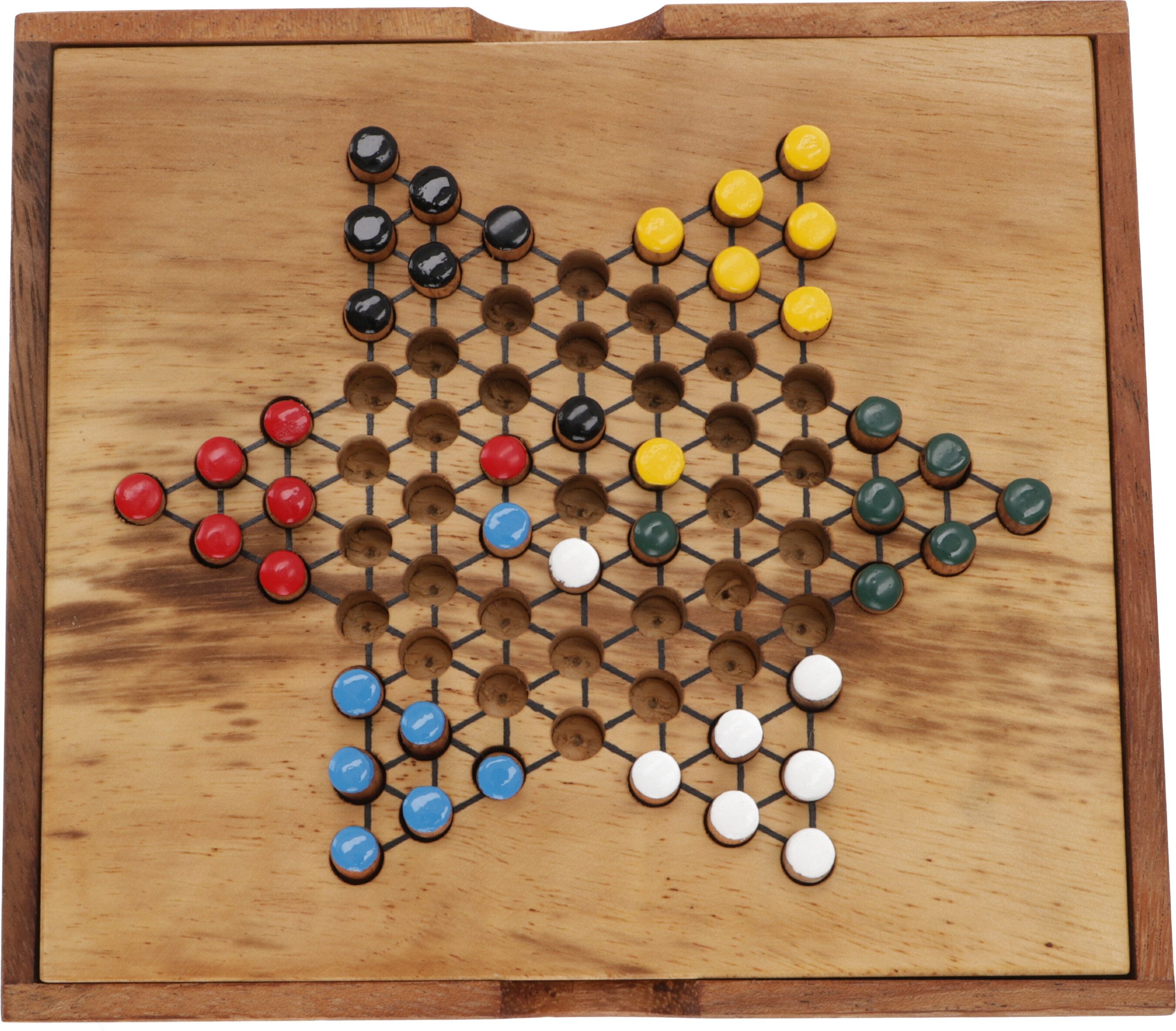 Guru-Shop Spiel Brettspiel, Gesellschaftsspiel aus Holz - Halma 1