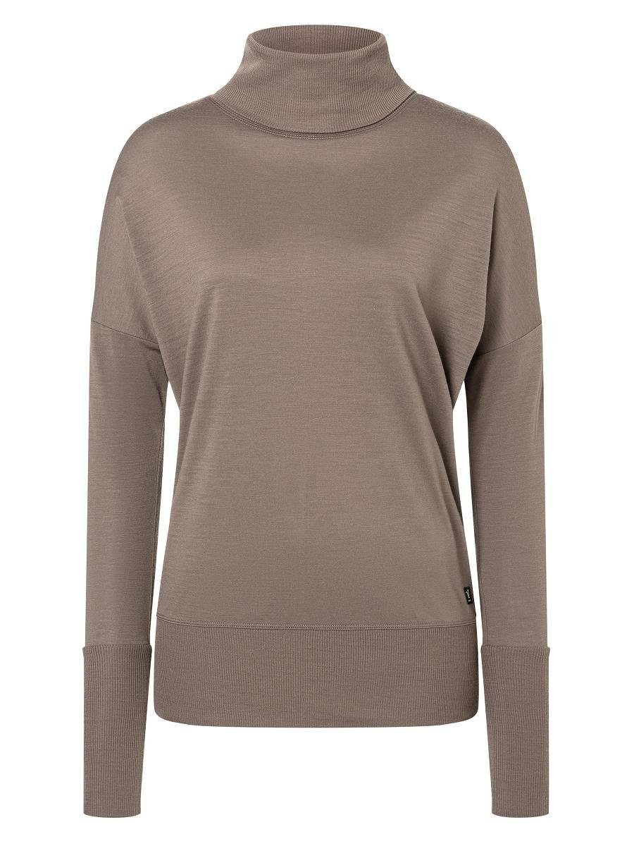 SUPER.NATURAL Rollkragenpullover Merino Sweatshirt W SKIING günstig online kaufen