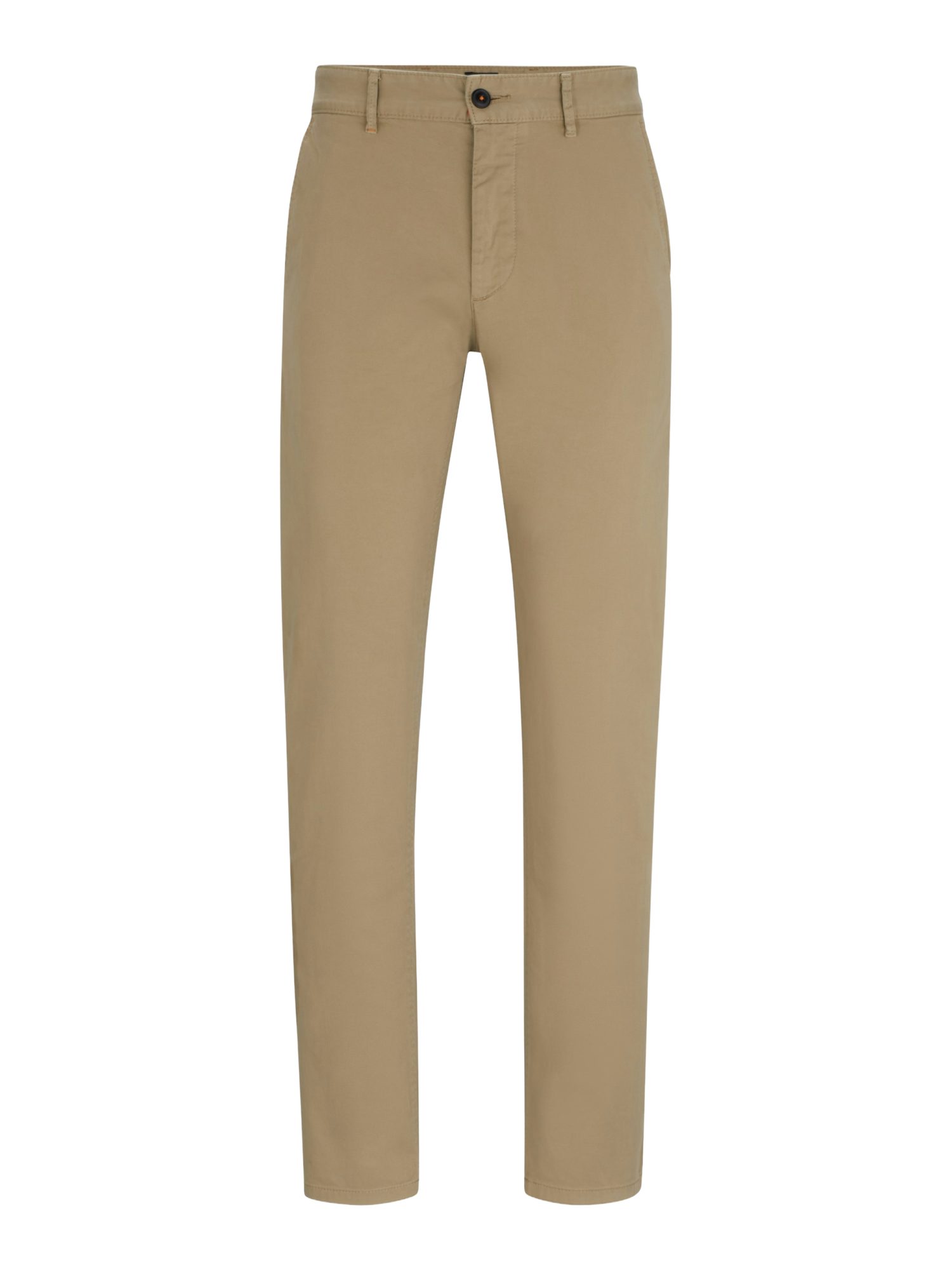 BOSS ORANGE Stoffhose BOSS Men Orange braun,Casual,Baumwolle,Unifarben,Slim Fit,Mittel