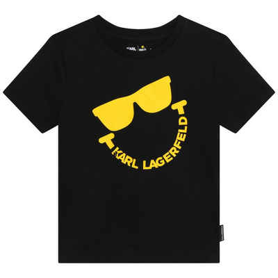 KARL LAGERFELD Print-Shirt Karl Lagerfeld Kids T-Shirt Smileyworld schwarz