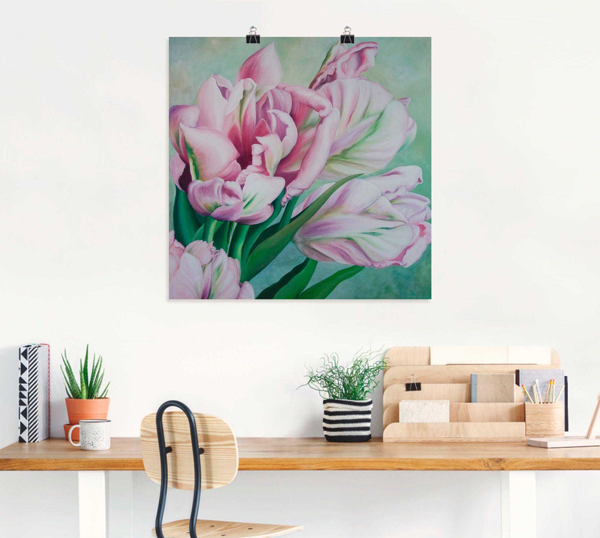 Artland Poster Tulpen, Blumen (1 St), ohne Rahmen