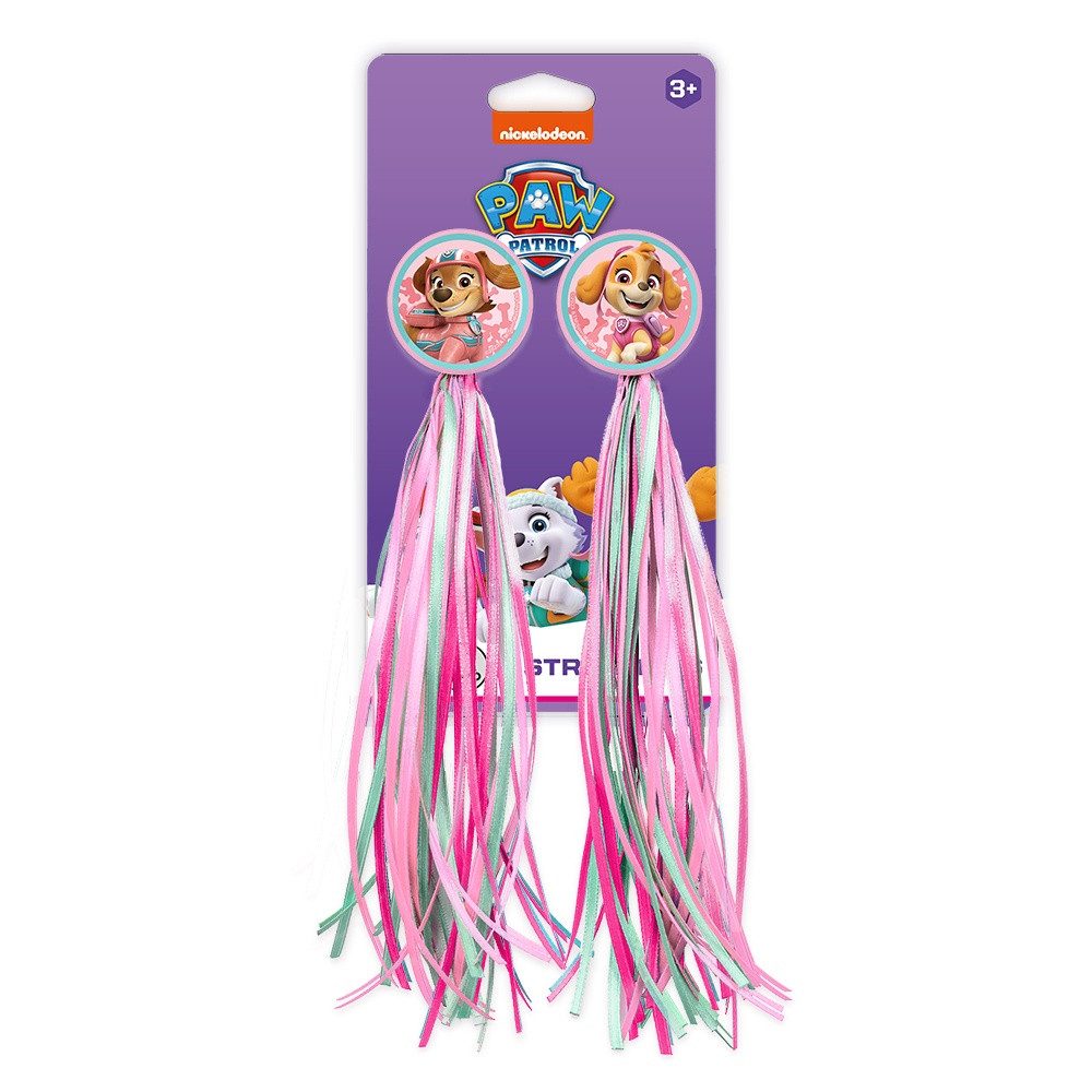 Seven Polska Fahrradwimpel PAW PATROL GIRLS 2er Set Lenkerfransen für Fahrrad & Roller
