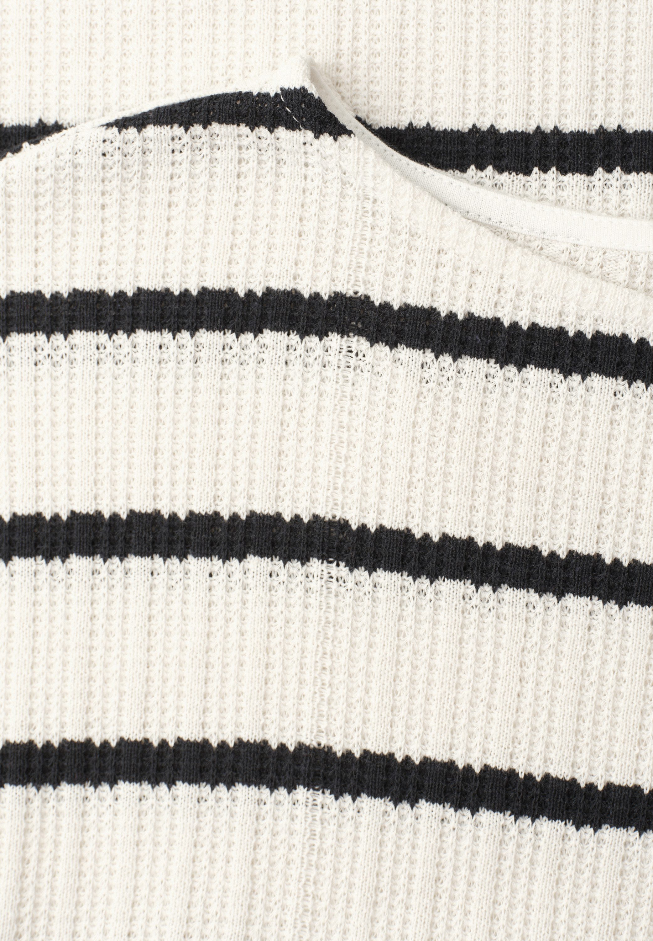 STREET ONE Longsleeve Langarm Shirt im Strick-Look günstig online kaufen