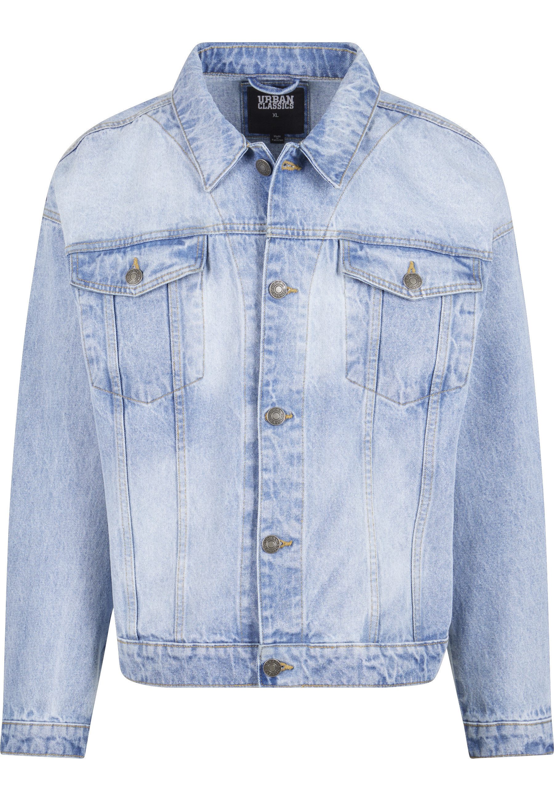 URBAN CLASSICS Jeansjacke Urban Classics Herren Heavy Ounce Boxy Denim Jacket (1-St)