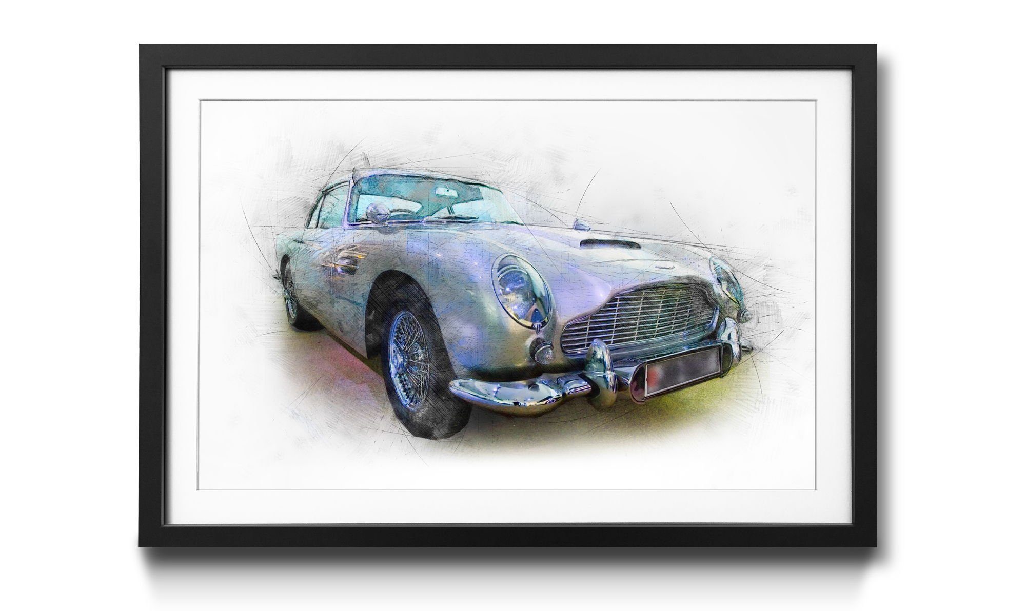 in 4 Bild erhältlich The Rahmen Größen WandbilderXXL Auto, Beauty, mit Wandbild,