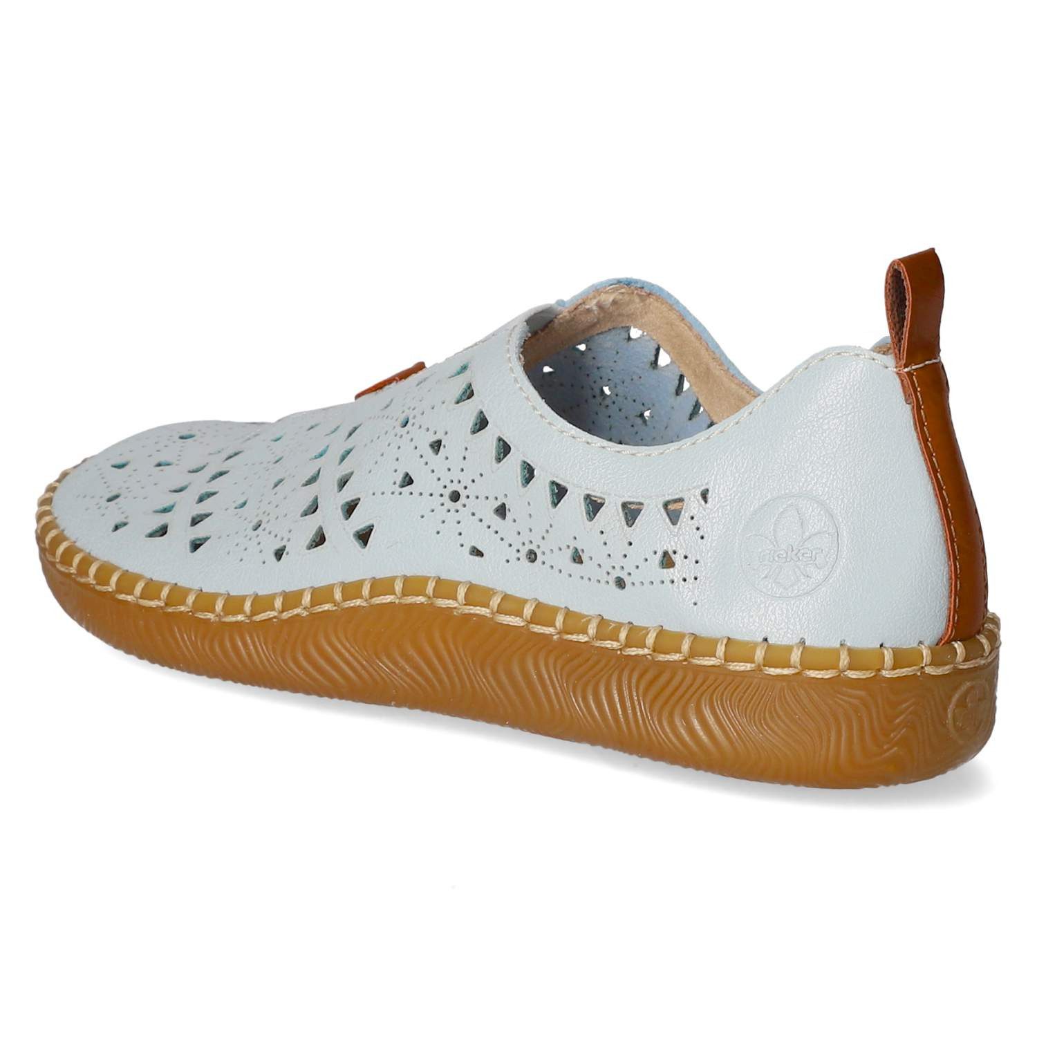 Rieker Rieker N2452-10 Damen Synthetik blue Slipper