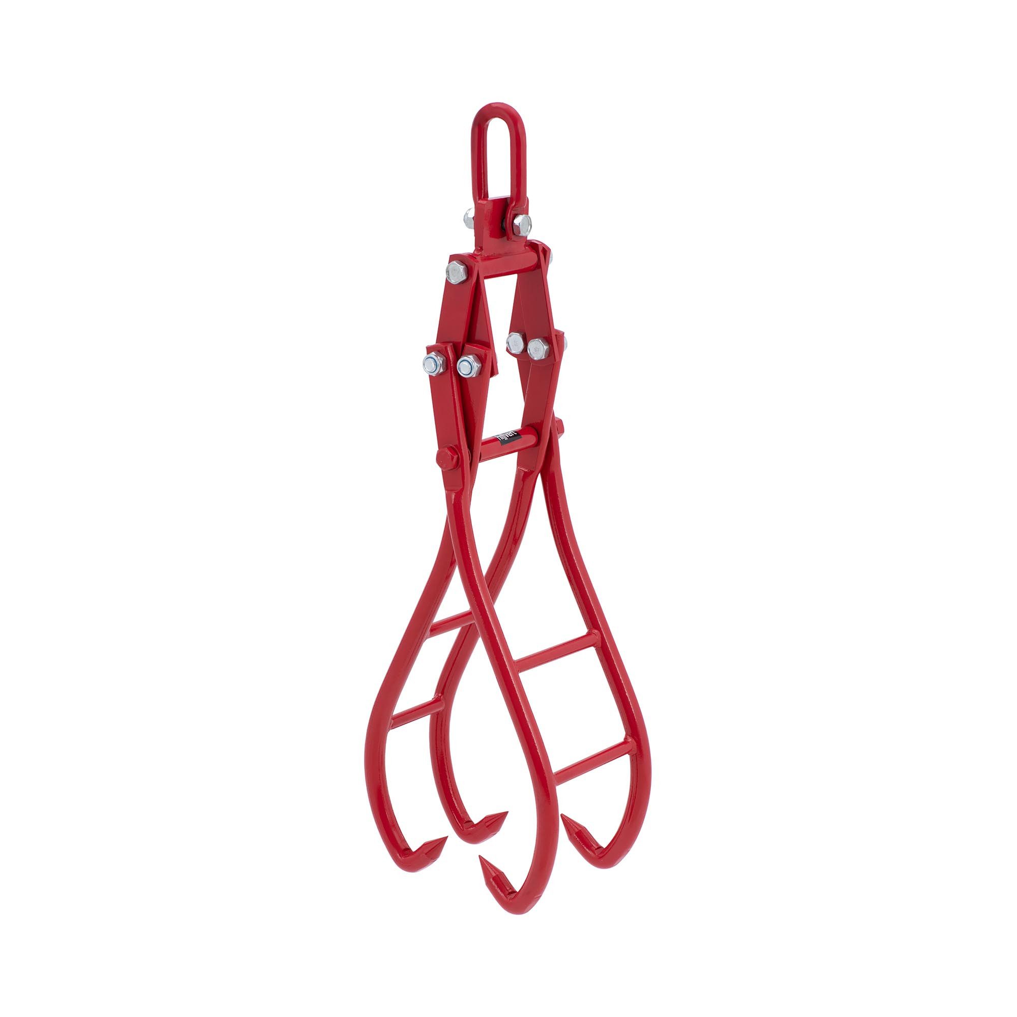 Hillvert Handpackzange Holzgreifer Rückezange für Frontlader 1360kg Verladezange Karbonstahl, max. 1360 kg Traglast, -]