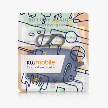 kwmobile Kopfhörer-Schutzhülle Hülle für JBL Live Free NC+ TWS, Silikon Schutzhülle Etui Case Cover für In-Ear Headphones