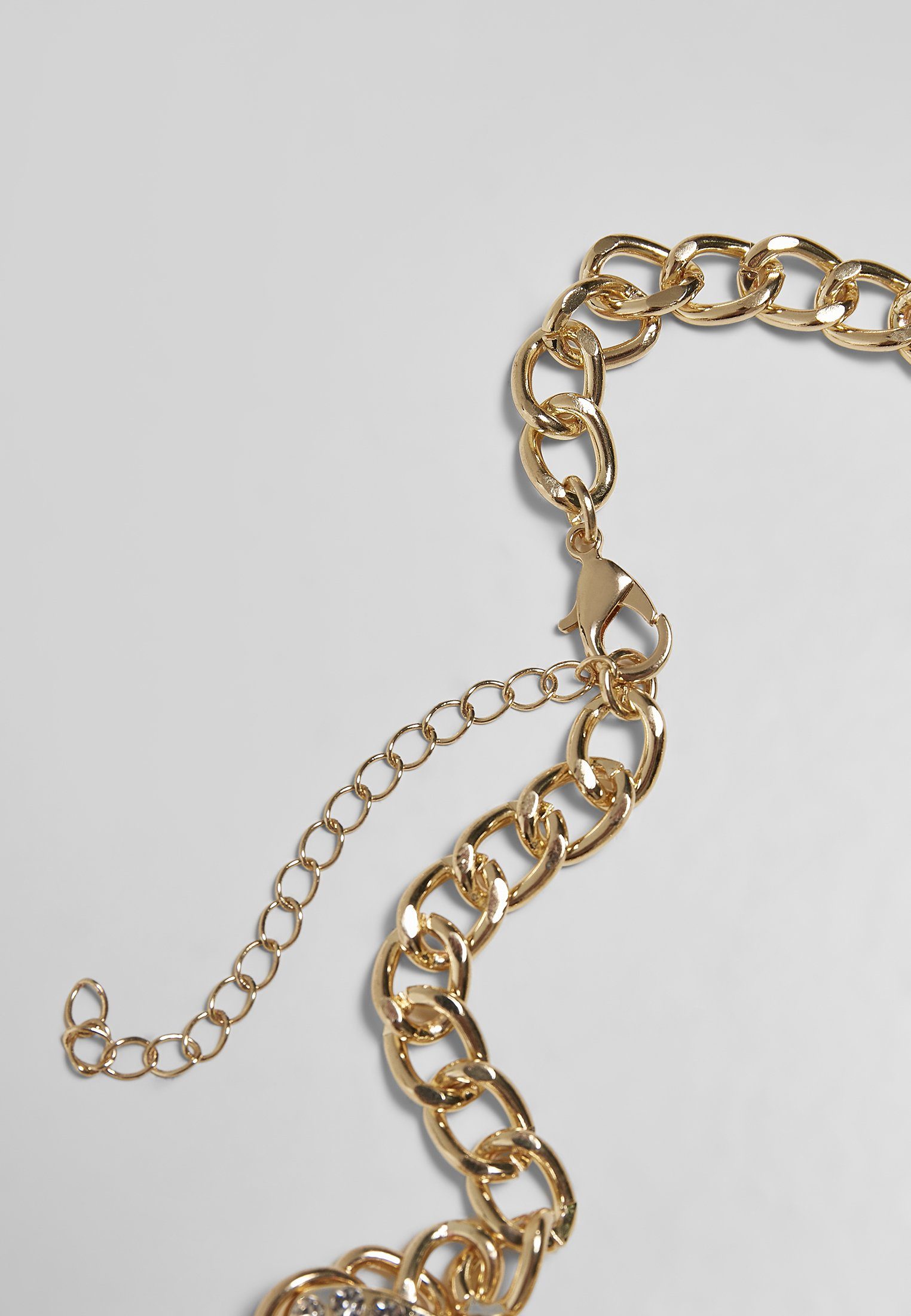 Accessoires Necklace URBAN CLASSICS Statement gold Edelstahlkette