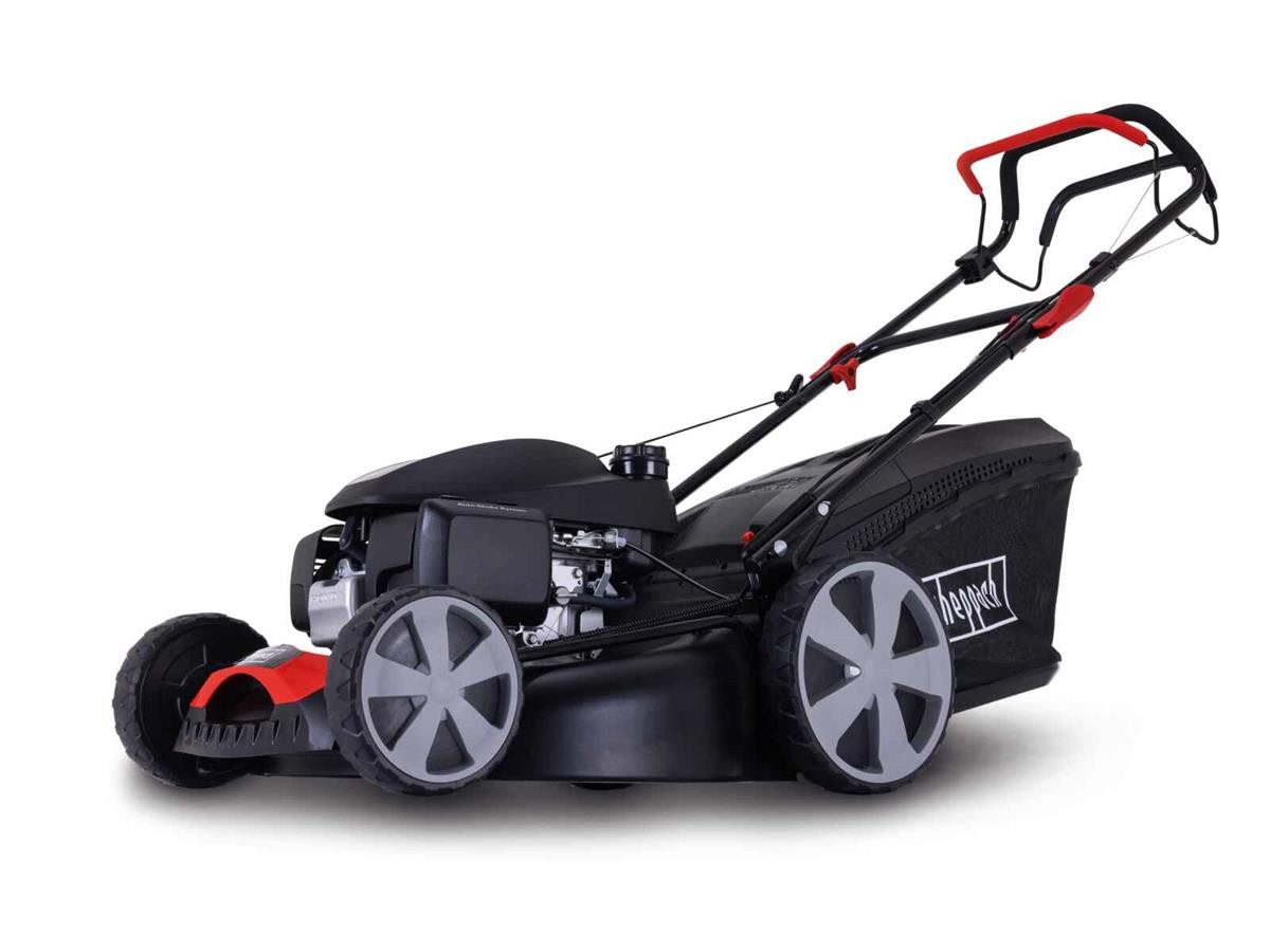 Scheppach Benzinrasenmäher MS170-51H, 51 cm Schnittbreite, (Set), 166 cm³, 4,56 PS Motorleistung mit Randantrieb