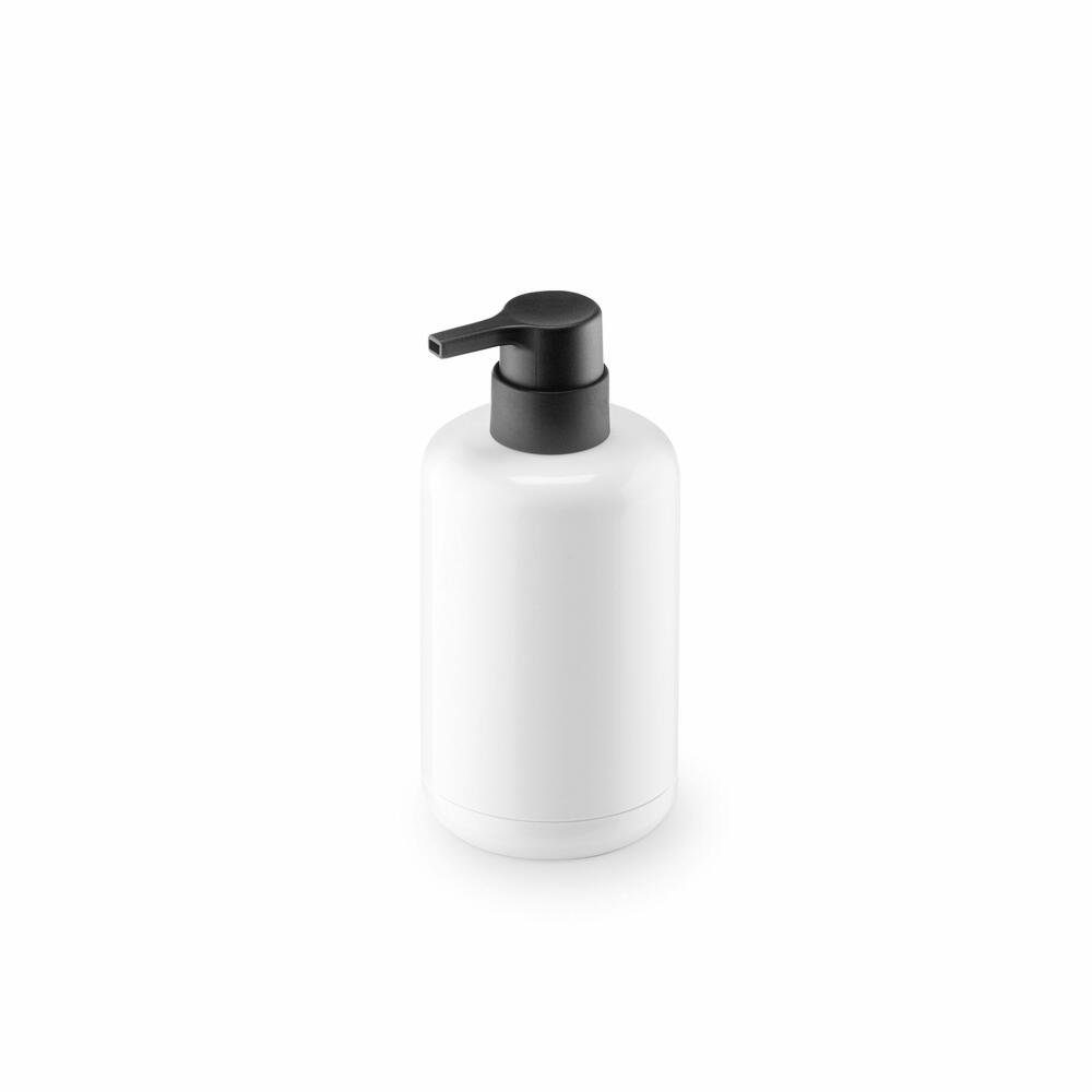 Authentics Seifenspender Lunar Weiß / Schwarz, für Flüssigseife oder Lotion