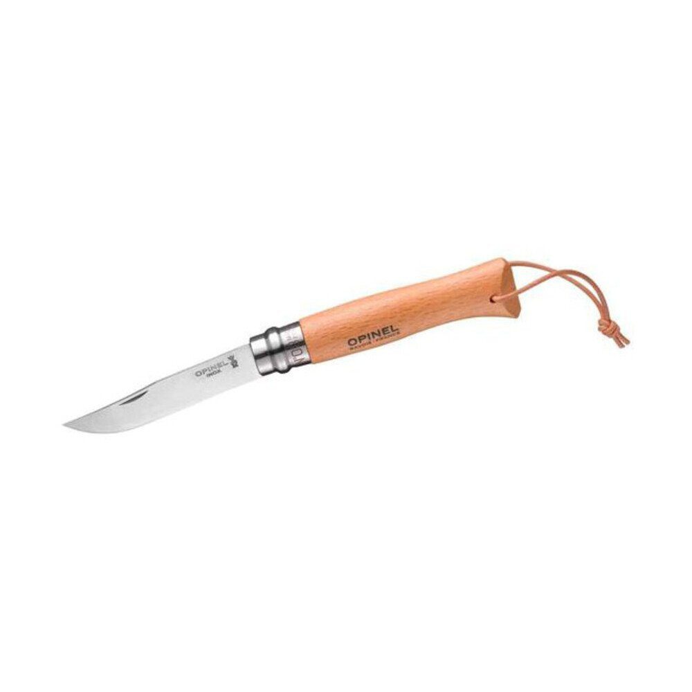 Opinel Taschenmesser Taschenmesser N°08 8,5 cm Baroudeur natur, Taschenmesser, martensitischer Stahl, natur