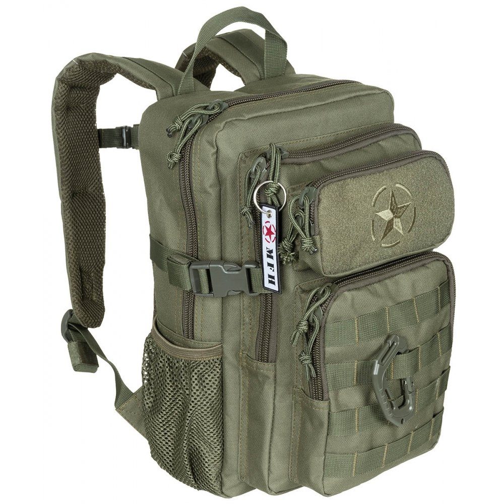 US Assault, oliv Rucksack, Rucksack Youngster, MFH