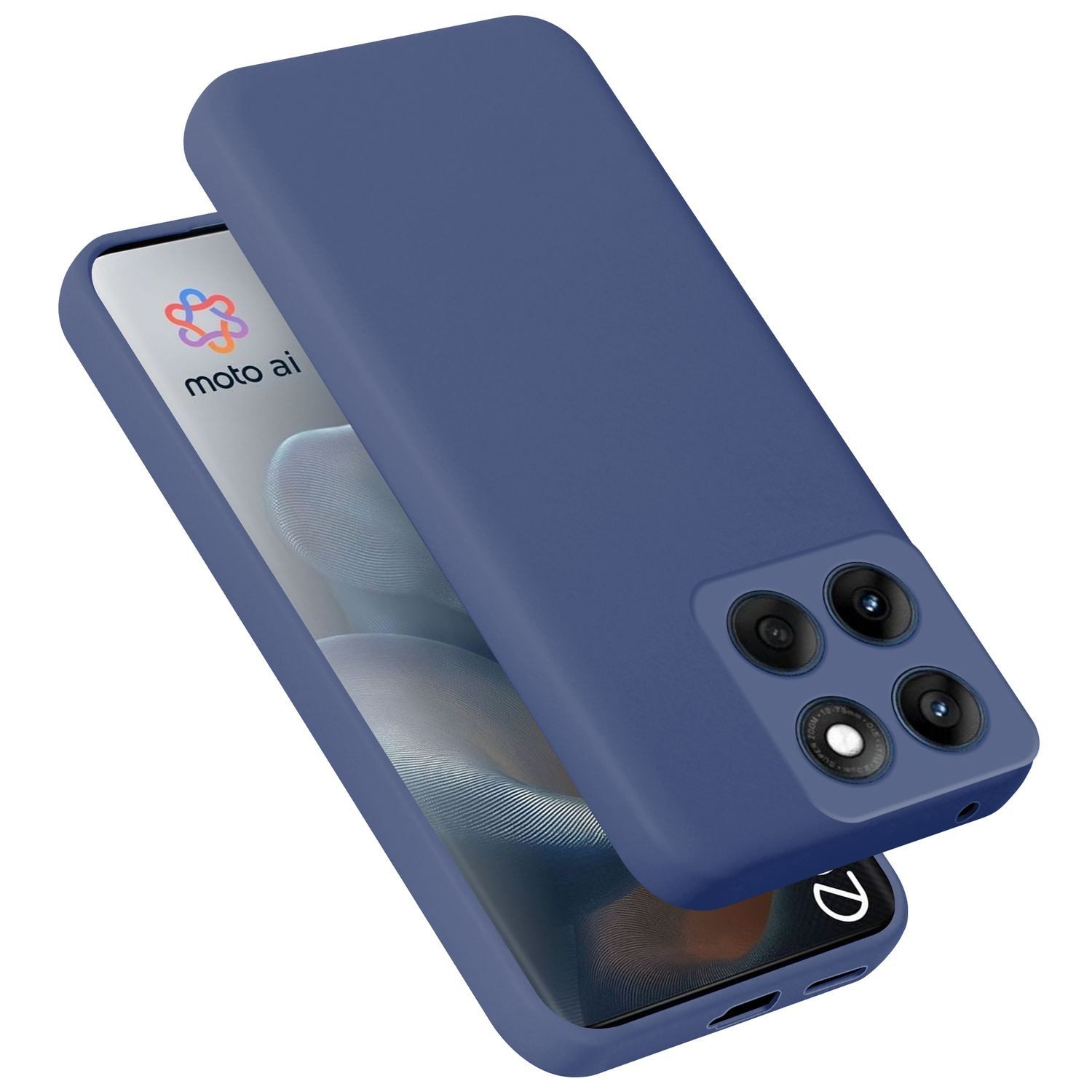 Cadorabo Handyhülle für Motorola Moto Edge 60 Fusion / Edge 60 Hülle Motorola Moto Edge 60 Fusion / Edge 60, Hülle TPU Silikon Schutzhülle Flexible Handyhülle Cover Case