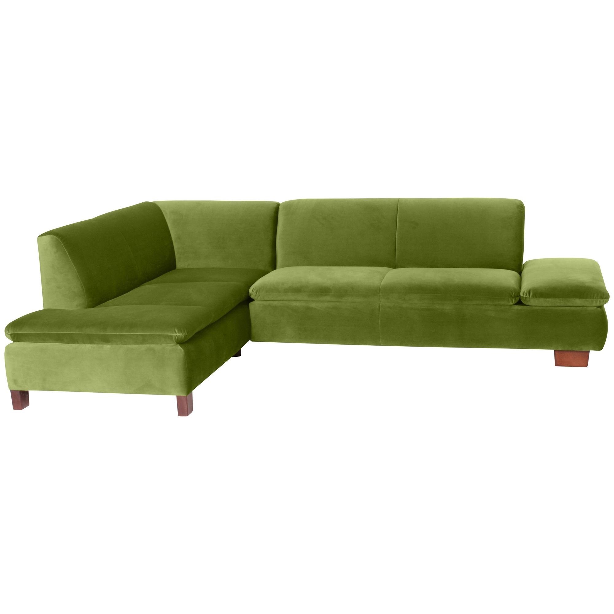 58 aufm Kessel Ecksofa Ecksofa mit mane links Kaye Bezug Samtvelours, Sparpreis inkl. Kostenlosem Versand 1 Teile, verstellbare Funktionsarmteile,hochwertig verarbeitet,bequemer Sitz