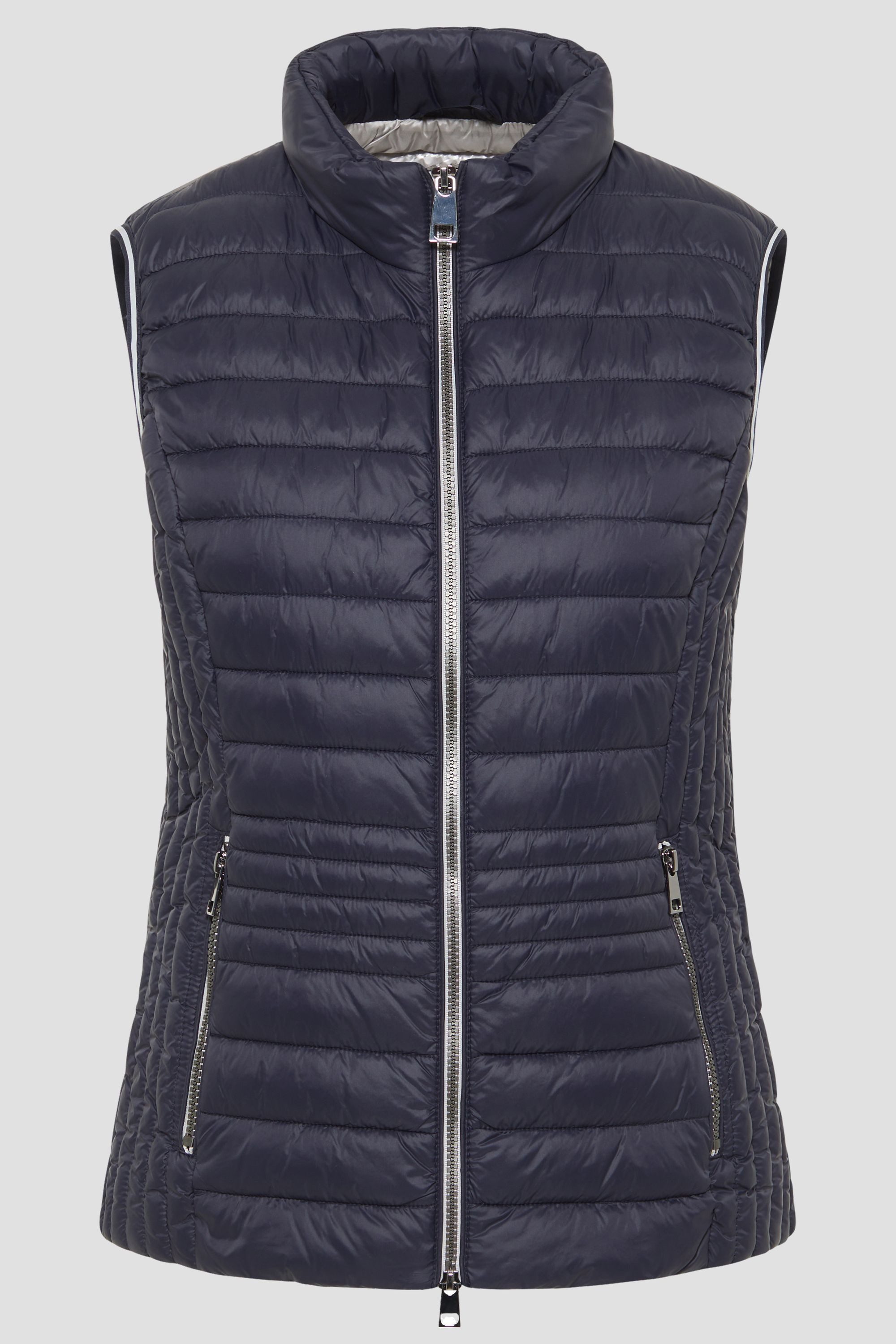 Barbara Lebek Steppweste moderne Steppweste oder Gilet für Damen in Dunkelblau