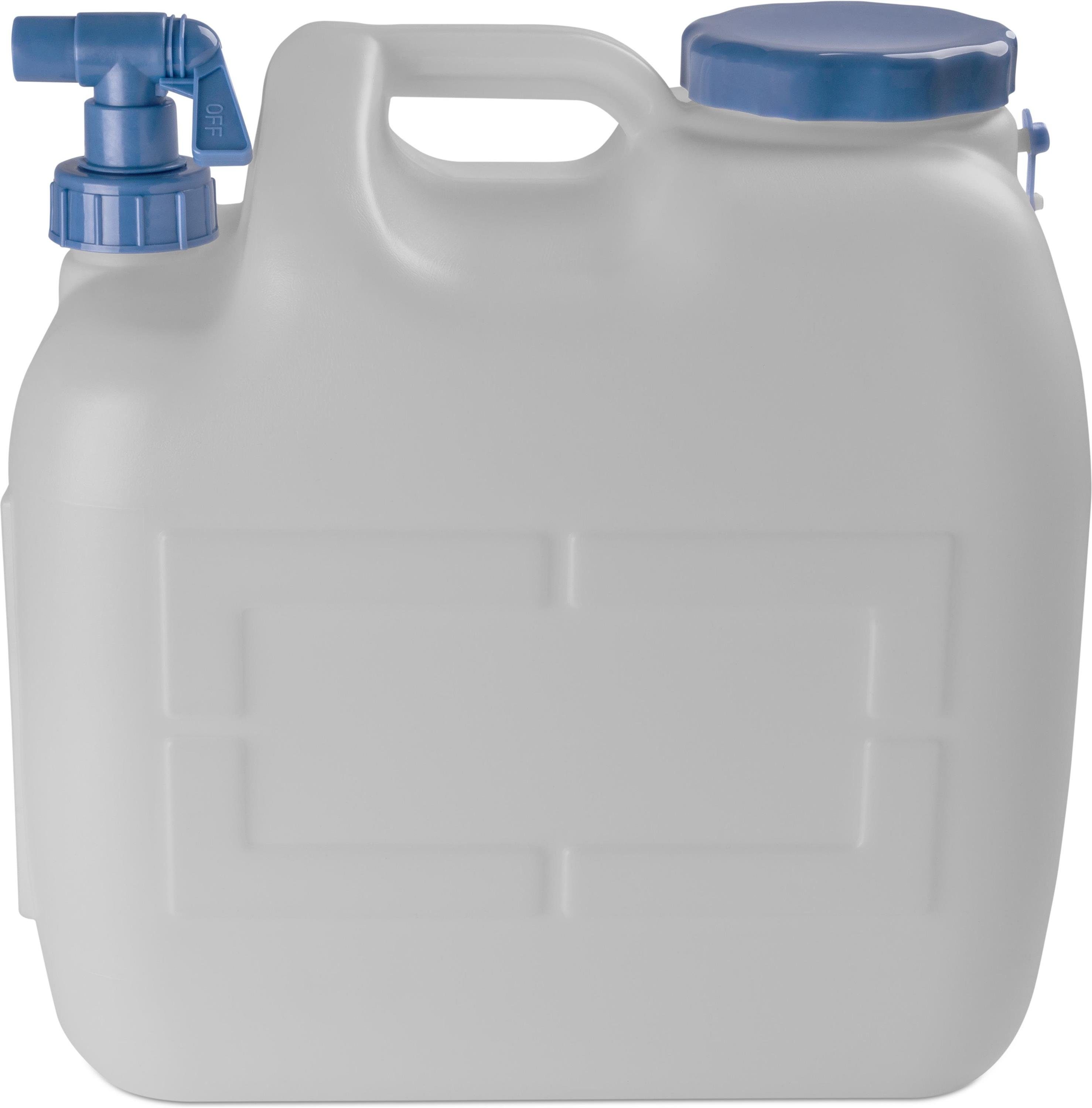 normani Kanister HD-PE Hahn - Dispenser Trinkwasserbehälter Wassertank mit Liter (1 23 Camping-Kanister Wasserkanister St), Lebensmittelecht