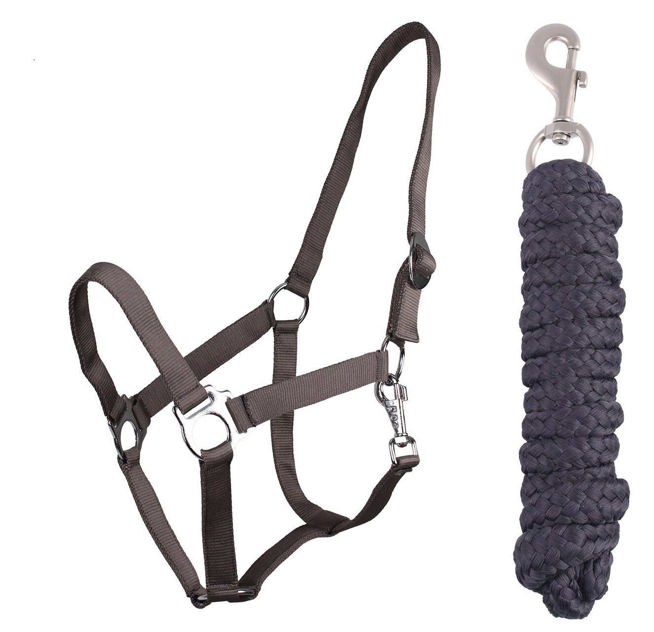 ARBO-INOX® Reithalfter Einsteiger-Halfter-Set Beginner II Halfter + Führstrick