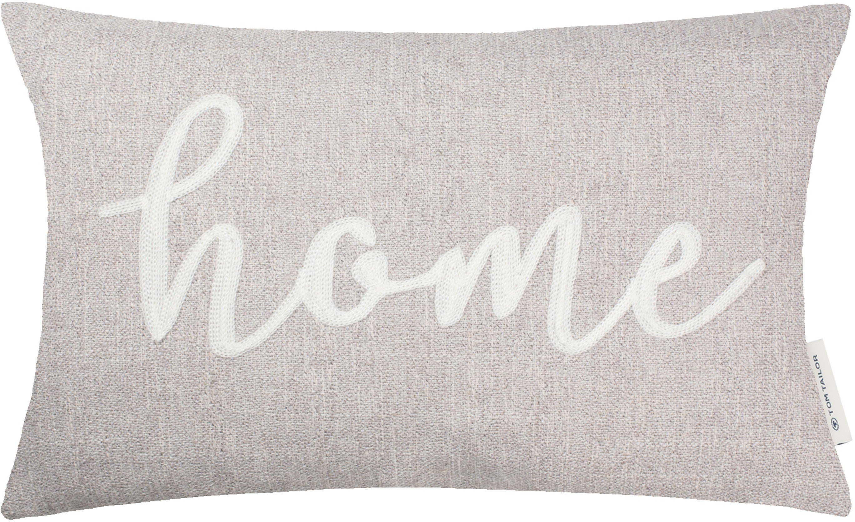 Kissenhülle Home, (1 Stück), mit Schriftzug günstig online kaufen