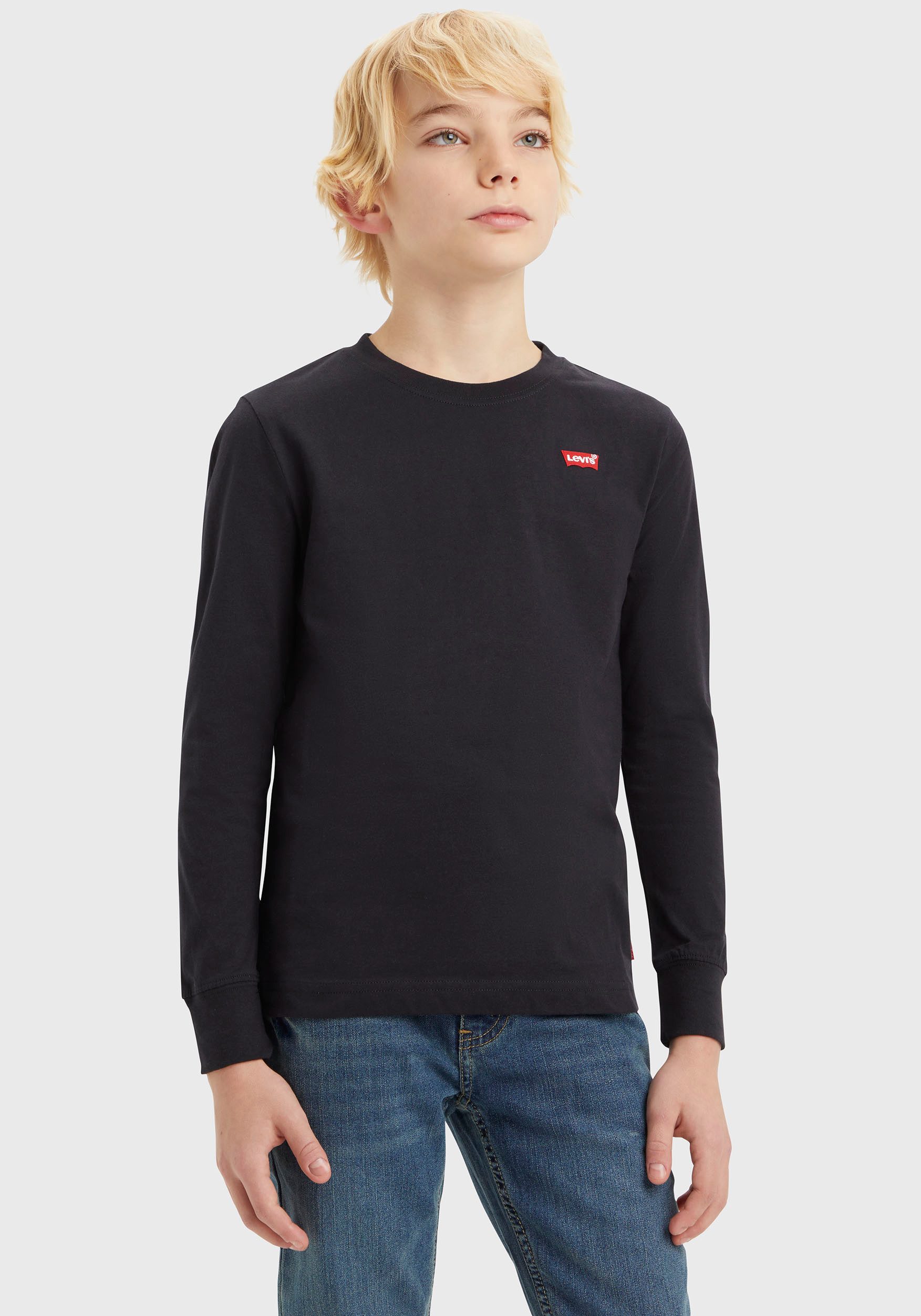 Levi's® Kids Langarmshirt LVB LS GRAPHIC TEE SHIRT mit Logo Stickerei for BOYS