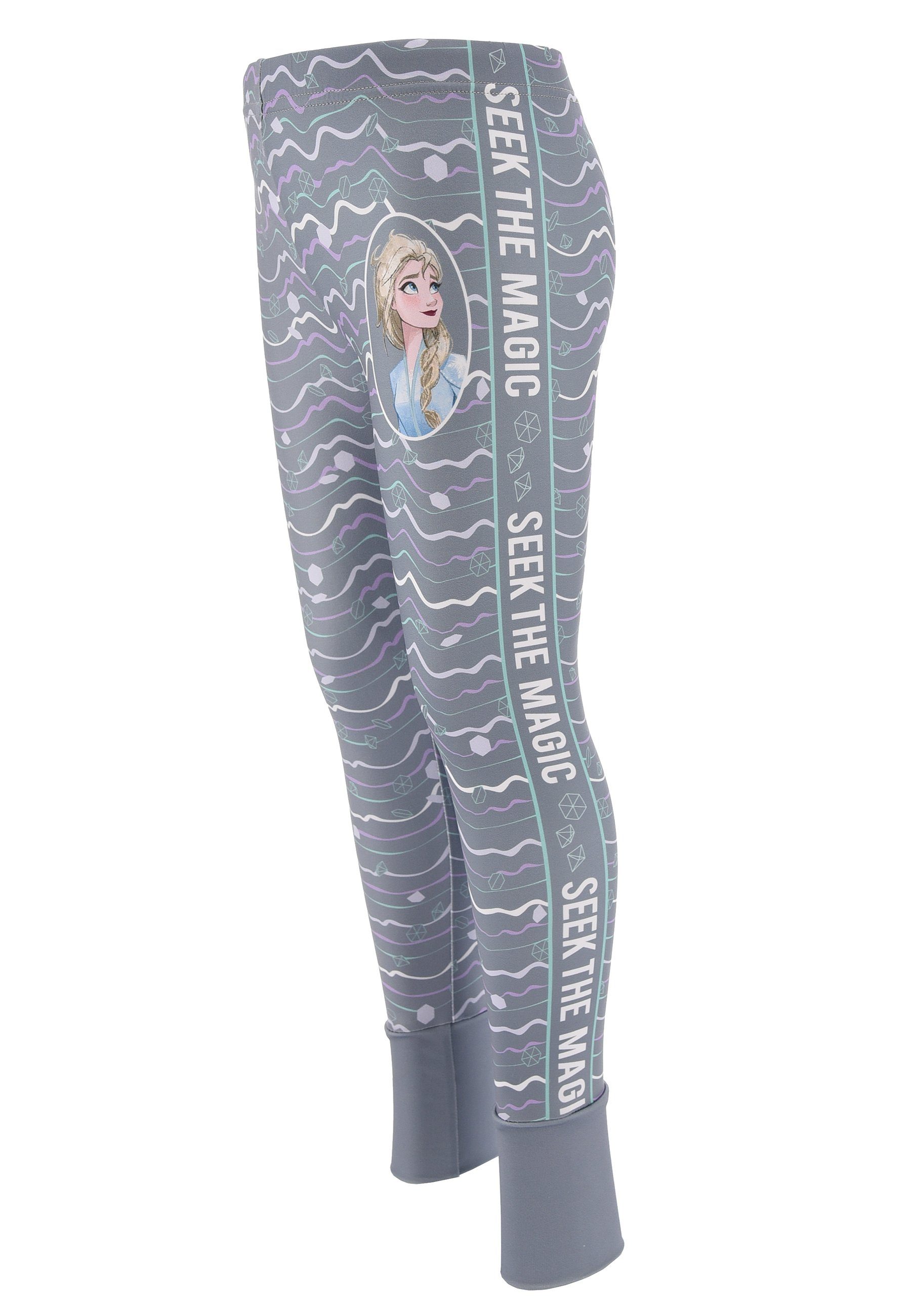 Disney Frozen Leggings Eiskönigin Anna & Elsa Kinder Mädchen Leggings Hose