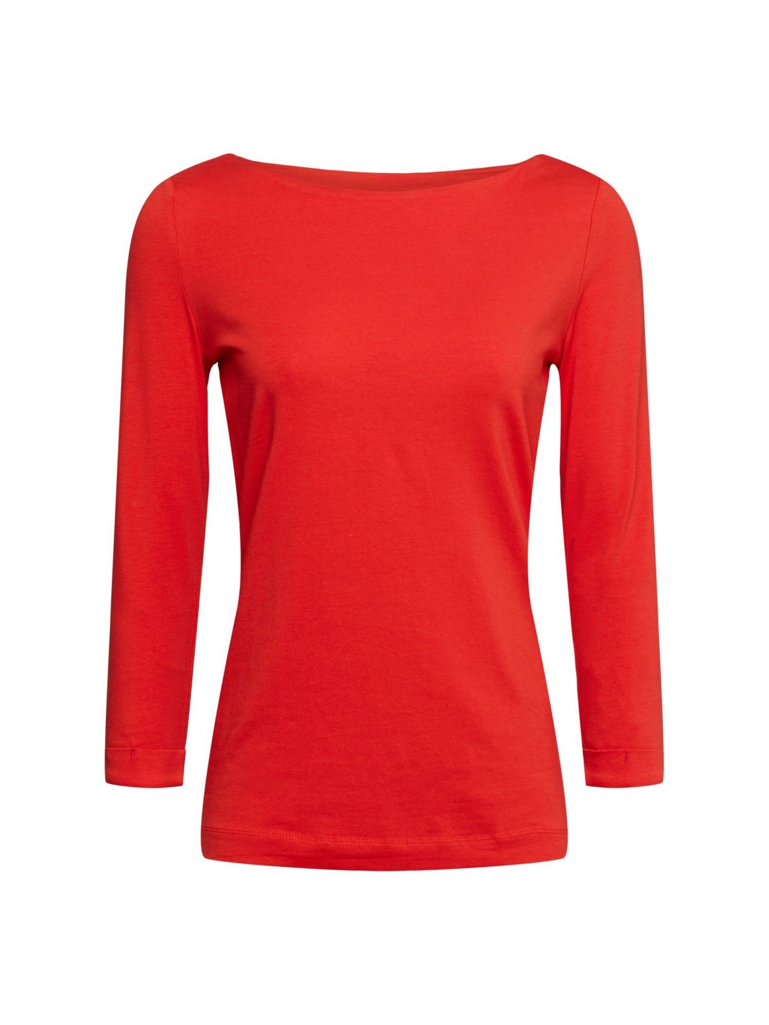Esprit 3/4-Arm-Shirt Shirt mit 3/4-Ärmeln ORANGE RED